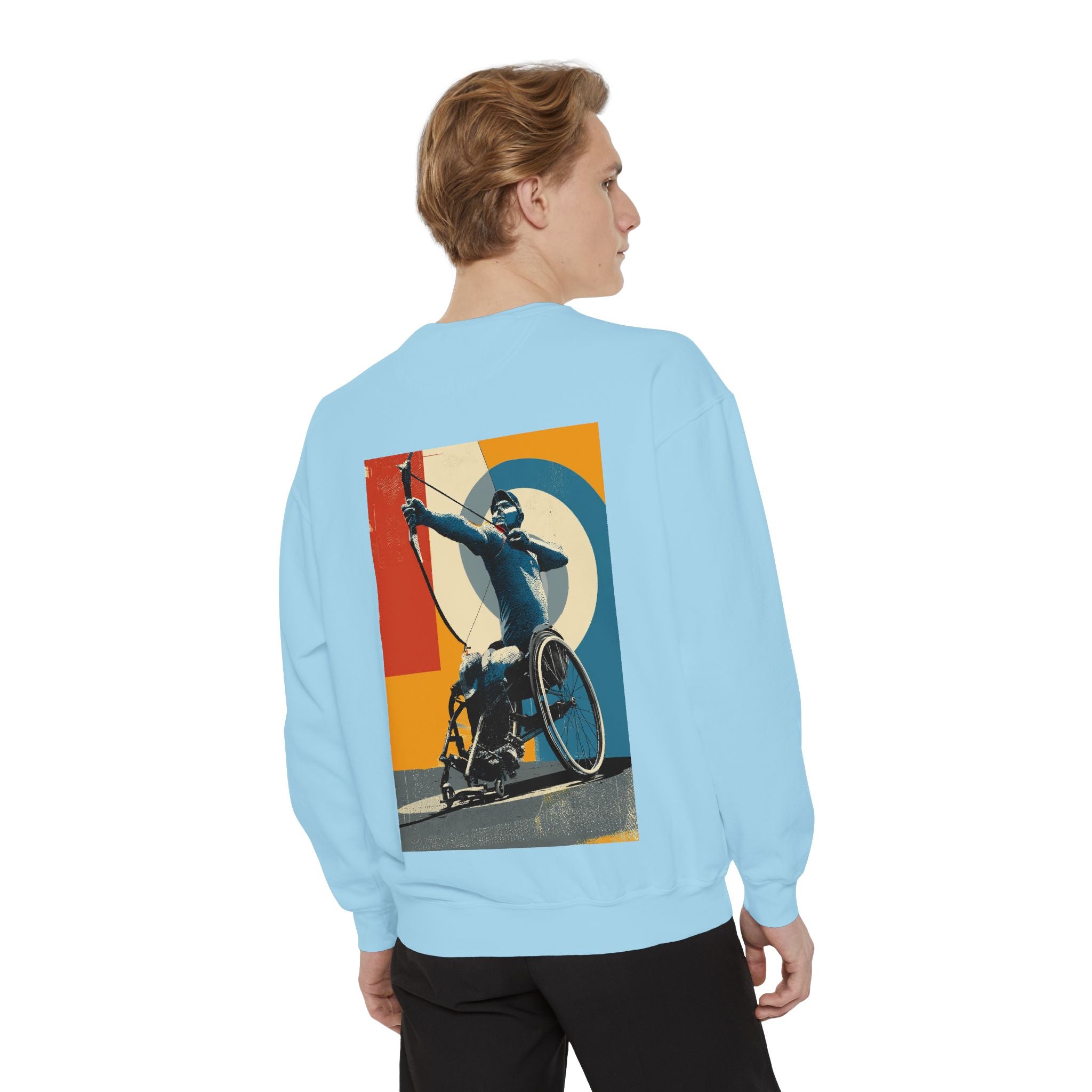 Inspirational Unisex Sweatshirt - Motivational Sports Archery Design | Perfect for Coaches, Athletes, Gifts, Casual Wear, and Events