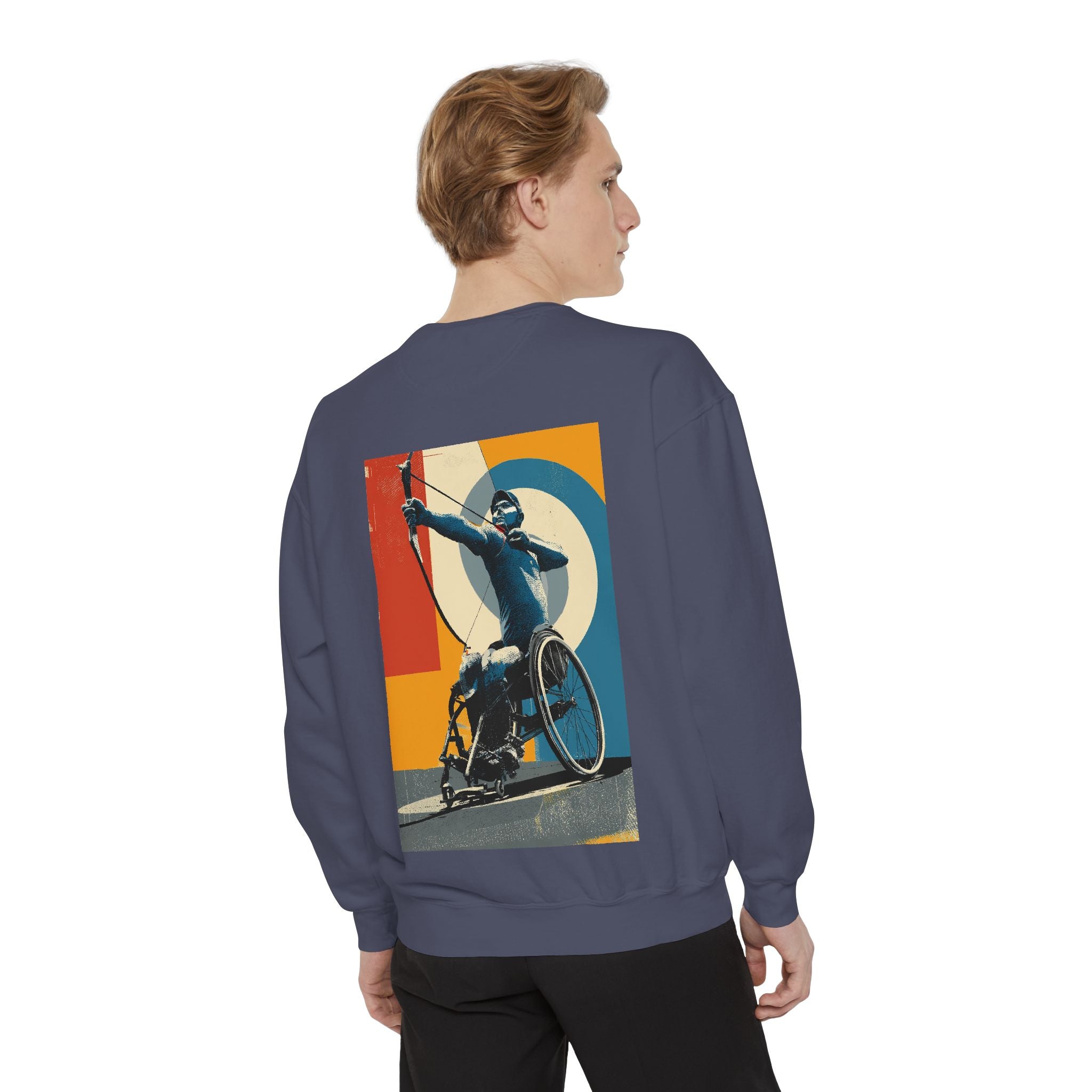 Inspirational Unisex Sweatshirt - Motivational Sports Archery Design | Perfect for Coaches, Athletes, Gifts, Casual Wear, and Events