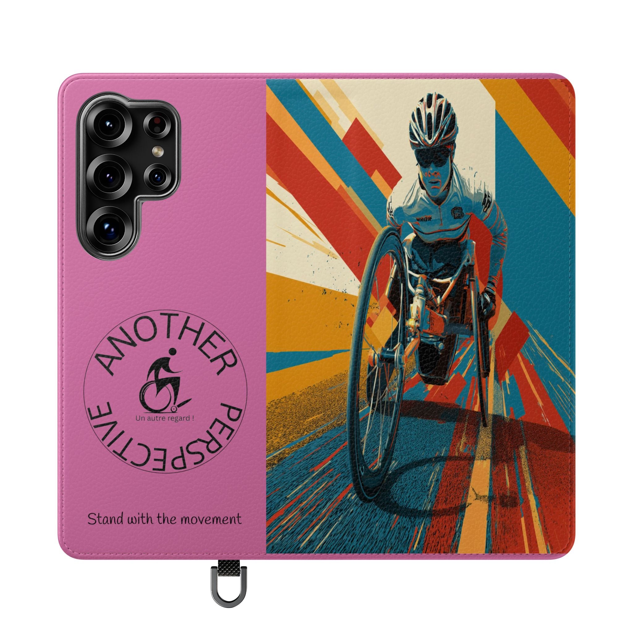Inclusive Flip Cases for All Wheelchair, Phone Wallet, Strong & Stylish, Stand with the Movement, Perfect Gift, Everyday Use
