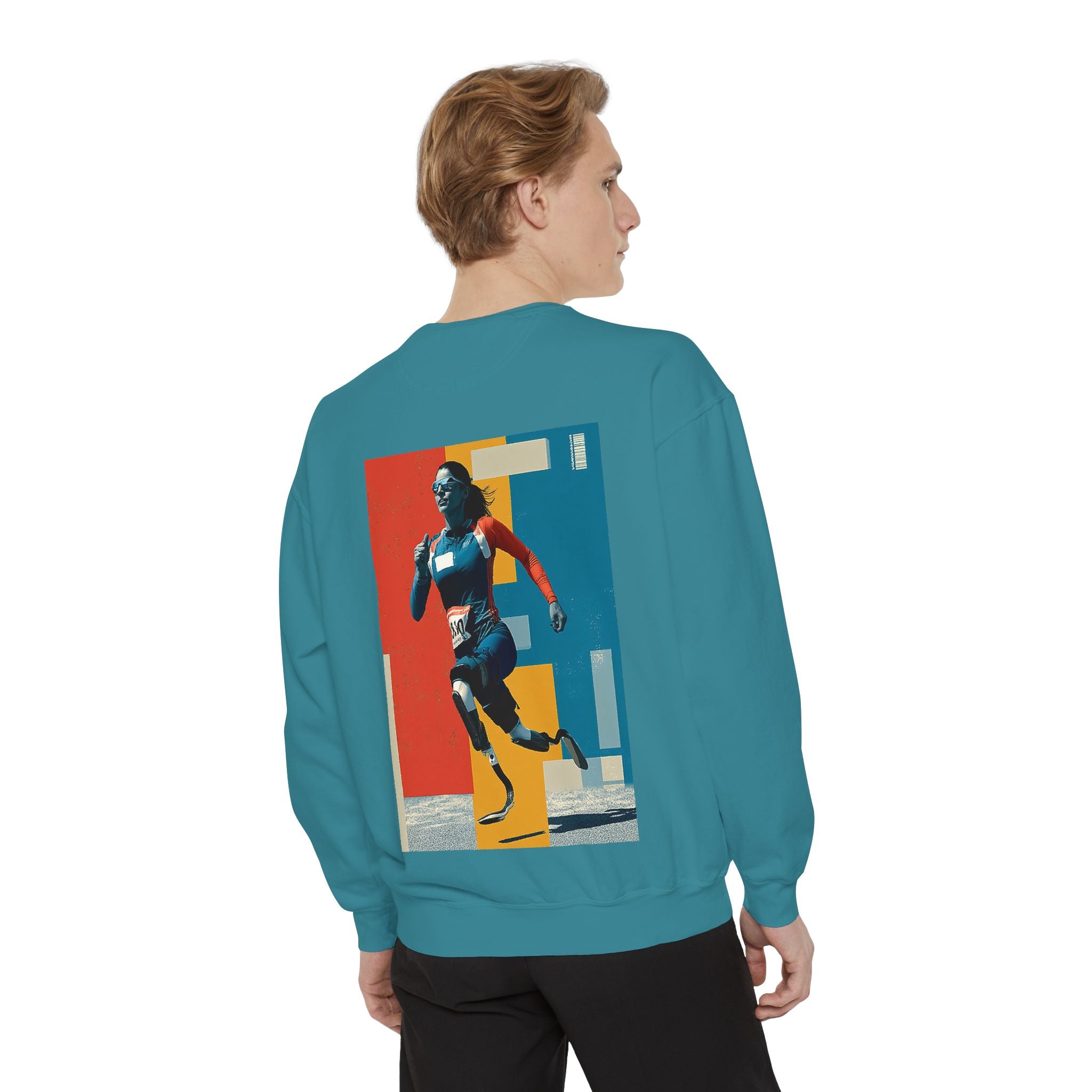 Inspirational Unisex Sweatshirt - Motivational Sports Course Design | Perfect for Coaches, Athletes, Gifts, Casual Wear, and Events