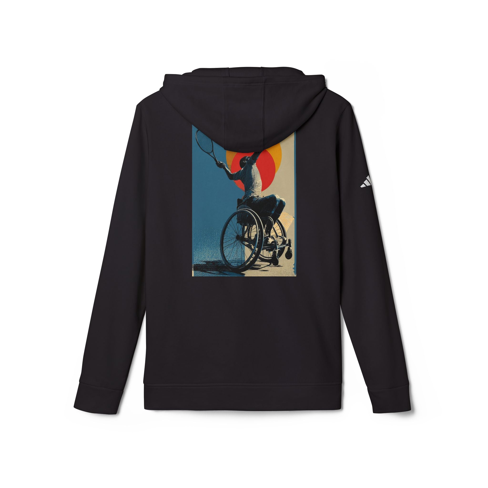 Adaptive Tennis  Sports Hoodie - Unisex Fleece with Vibrant Design, Ideal for Athletes, Casual Wear, Gifts, Active Lifestyle