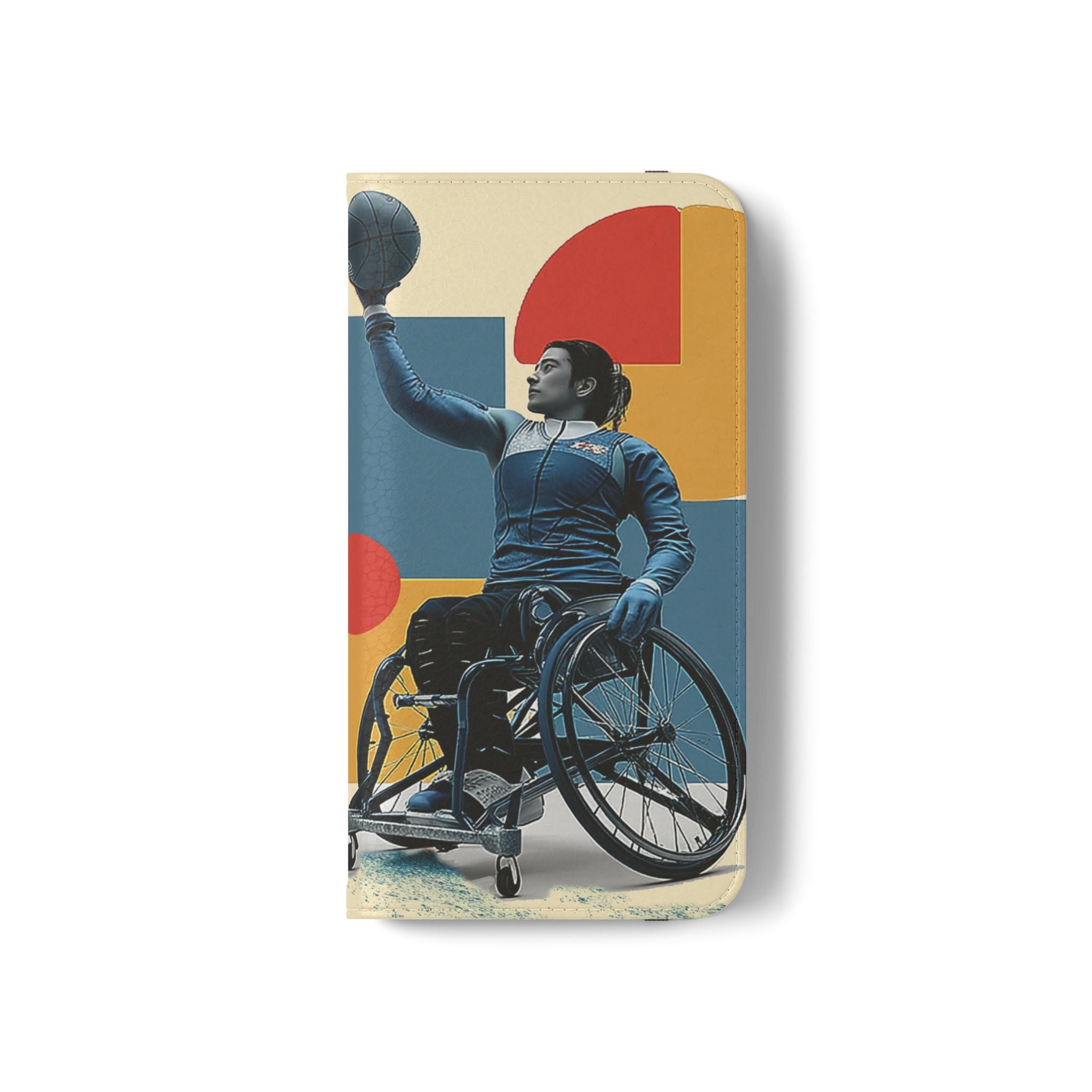 Adaptive Flip Cases for Empowerment, Wheelchair Basketball, Disability Awareness, Inspirational Gifts, Supportive Accessories