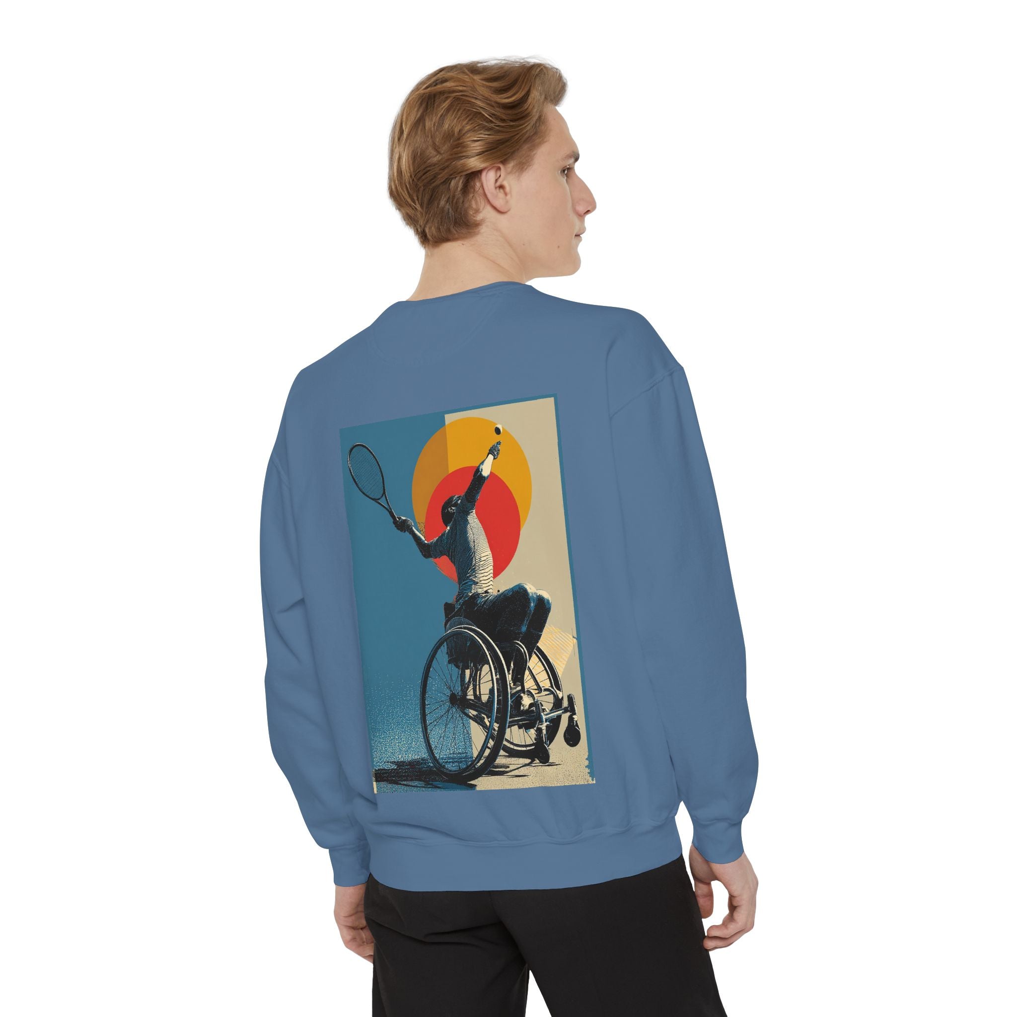 Inspirational Unisex Sweatshirt - Motivational Sports Tennis Design | Perfect for Coaches, Athletes, Gifts, Casual Wear, and Events