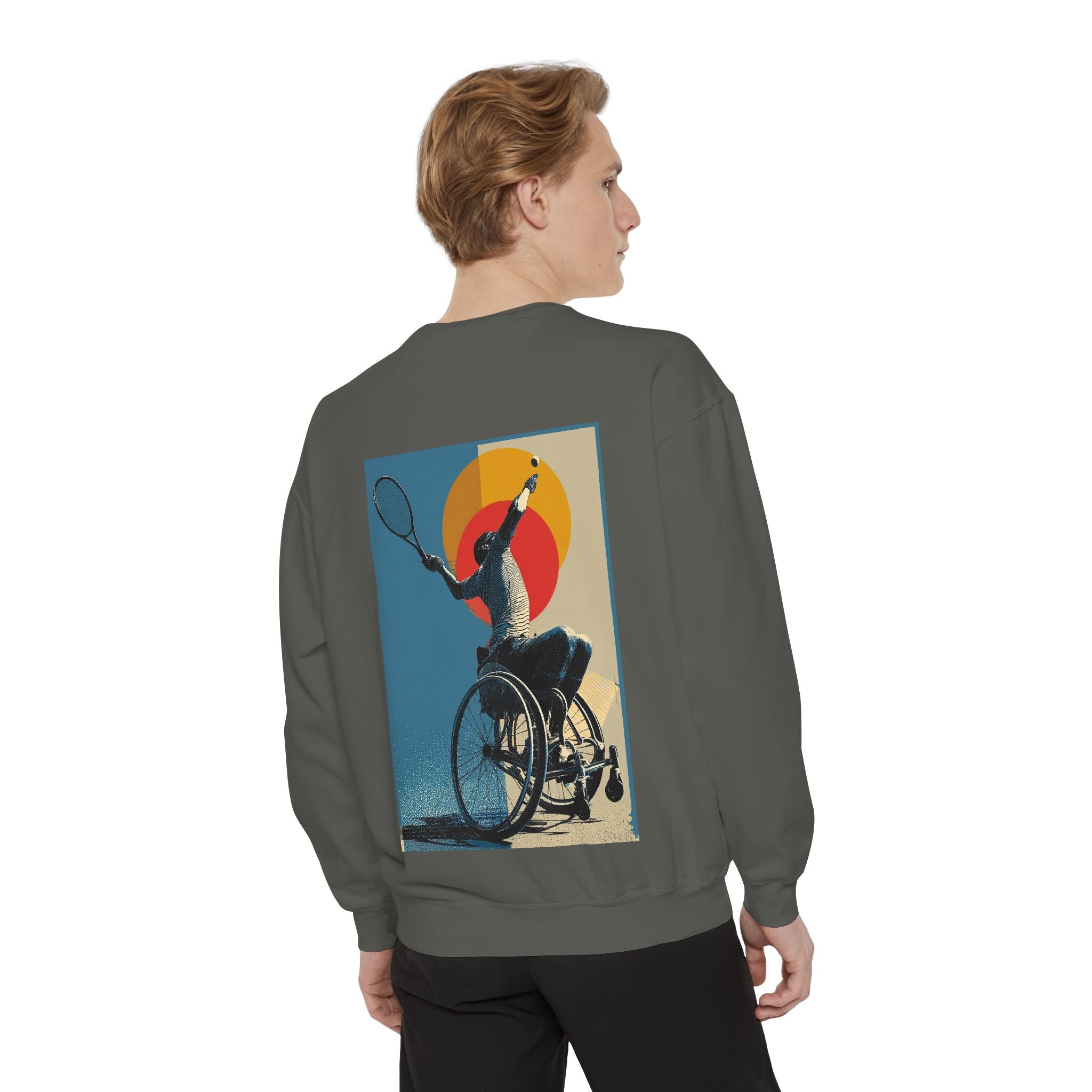 Inspirational Unisex Sweatshirt - Motivational Sports Tennis Design | Perfect for Coaches, Athletes, Gifts, Casual Wear, and Events