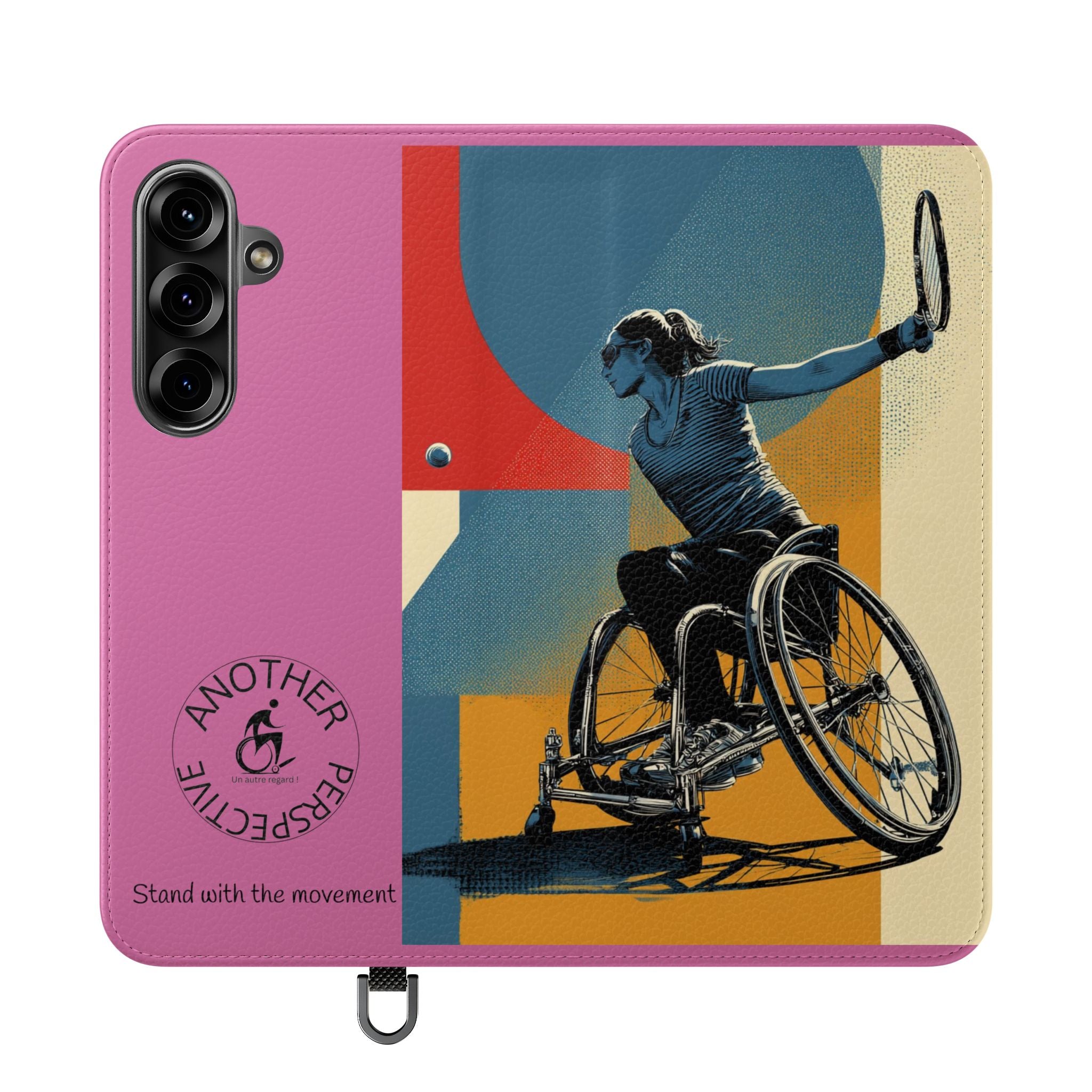 Sporty Flip Case for Athletes Tennis, Phone Wallet Cover, Stylish Mobile Case, Perfect Gift for Sports Fans, Functional Design