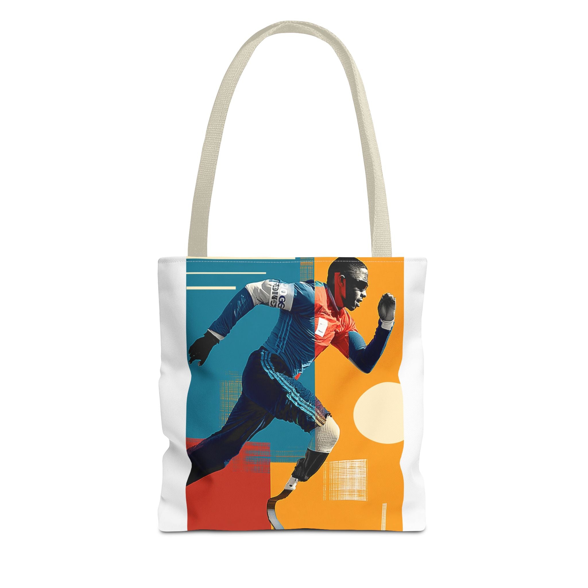 Inspirational Course Sports Tote Bag | Motivational Gym Bag, Everyday Use, Eco-Friendly Gift, Unique Sporty Design
