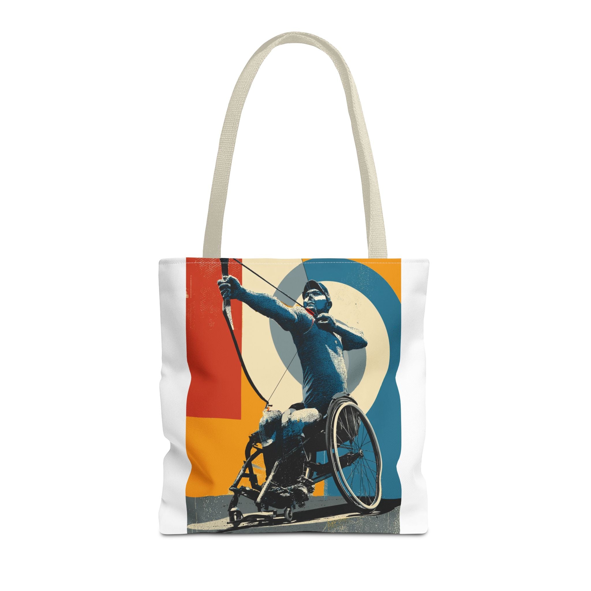 Inspirational Wheelchair Sports Tote Bag | Motivational Gym Bag, Everyday Use, Eco-Friendly Gift, Unique Sporty Design