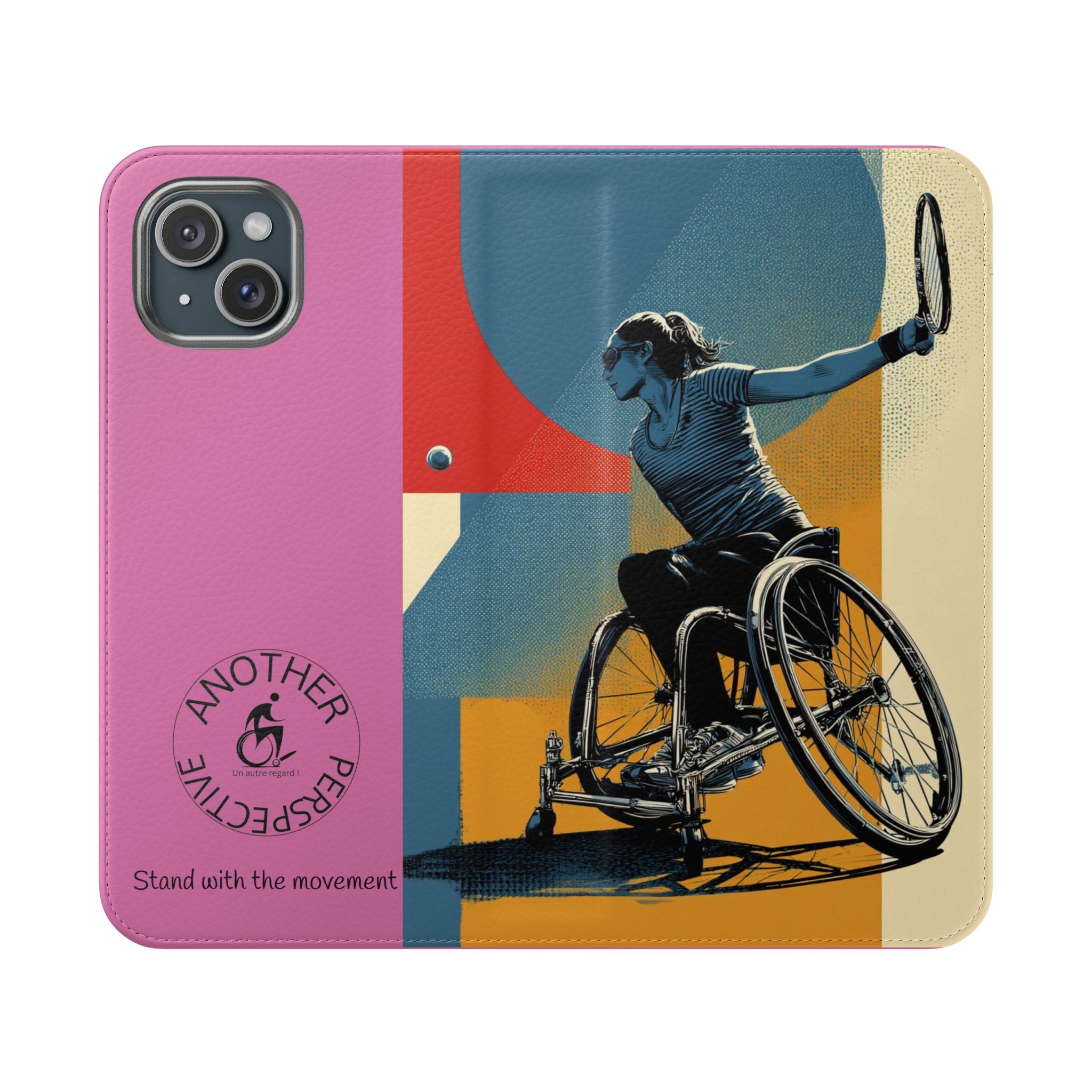 Sporty Flip Case for Athletes Tennis, Phone Wallet Cover, Stylish Mobile Case, Perfect Gift for Sports Fans, Functional Design