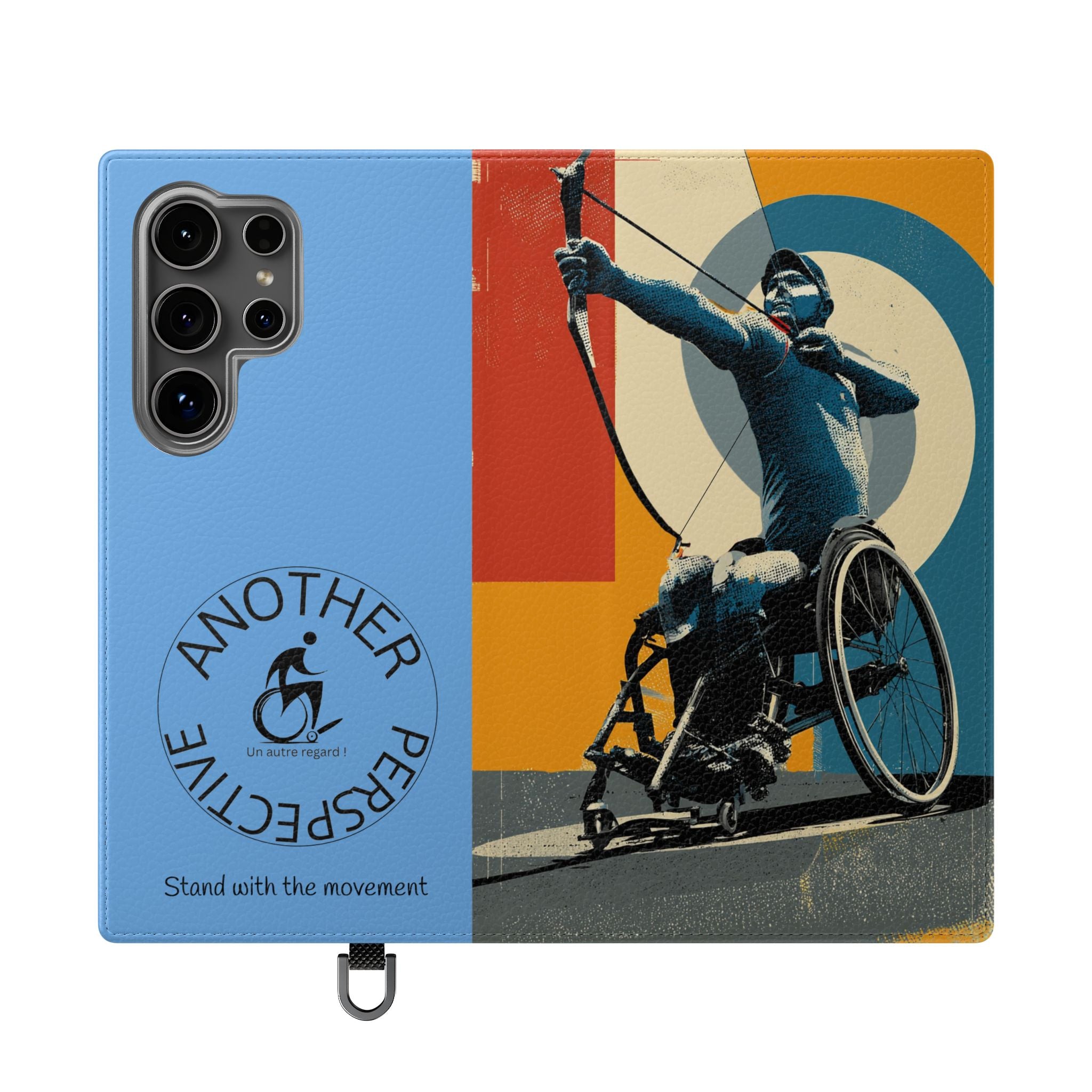 Sporty Flip Case for Athletes Archery, Phone Wallet Cover, Stylish Mobile Case, Perfect Gift for Sports Fans, Functional Design