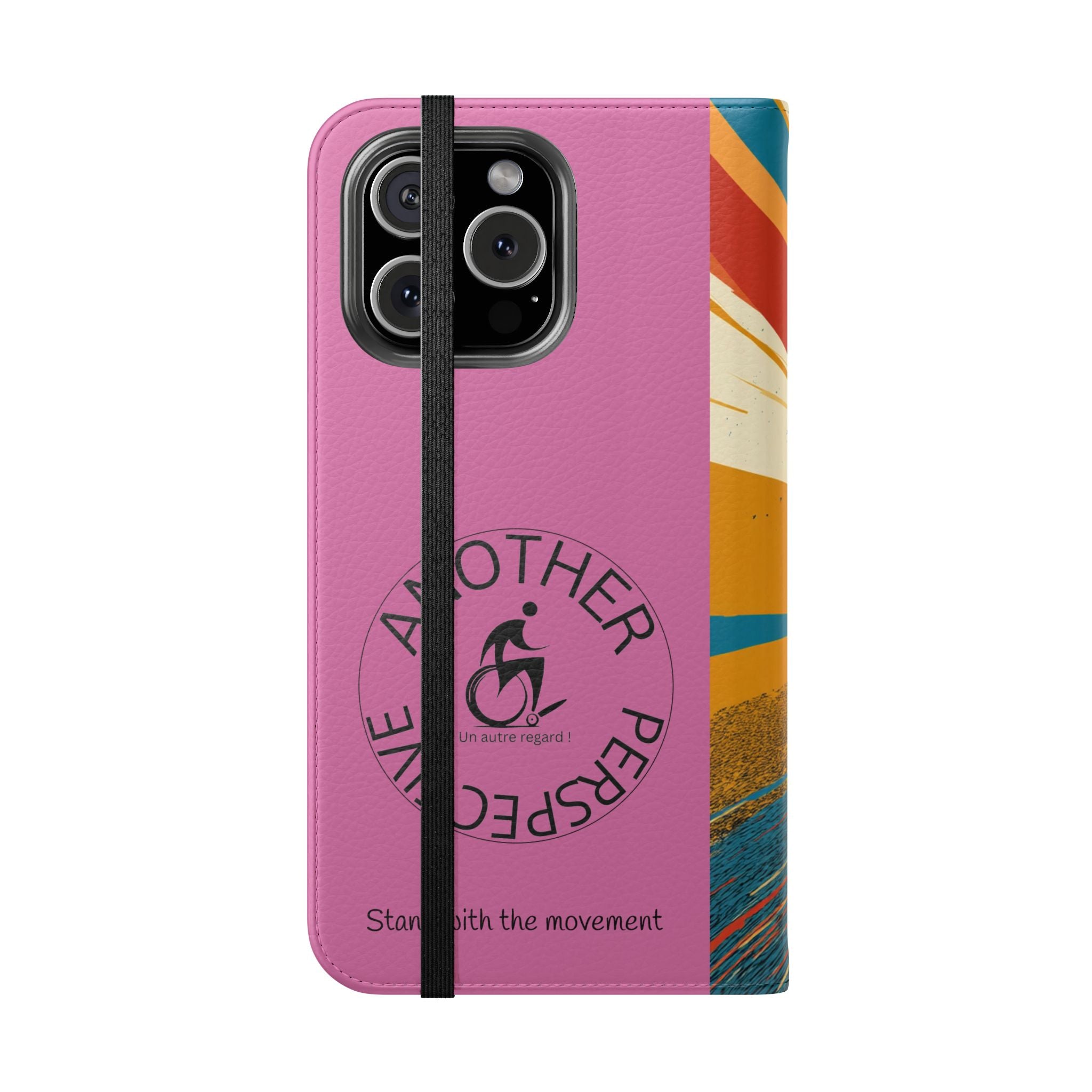Inclusive Flip Cases for All Wheelchair, Phone Wallet, Strong & Stylish, Stand with the Movement, Perfect Gift, Everyday Use