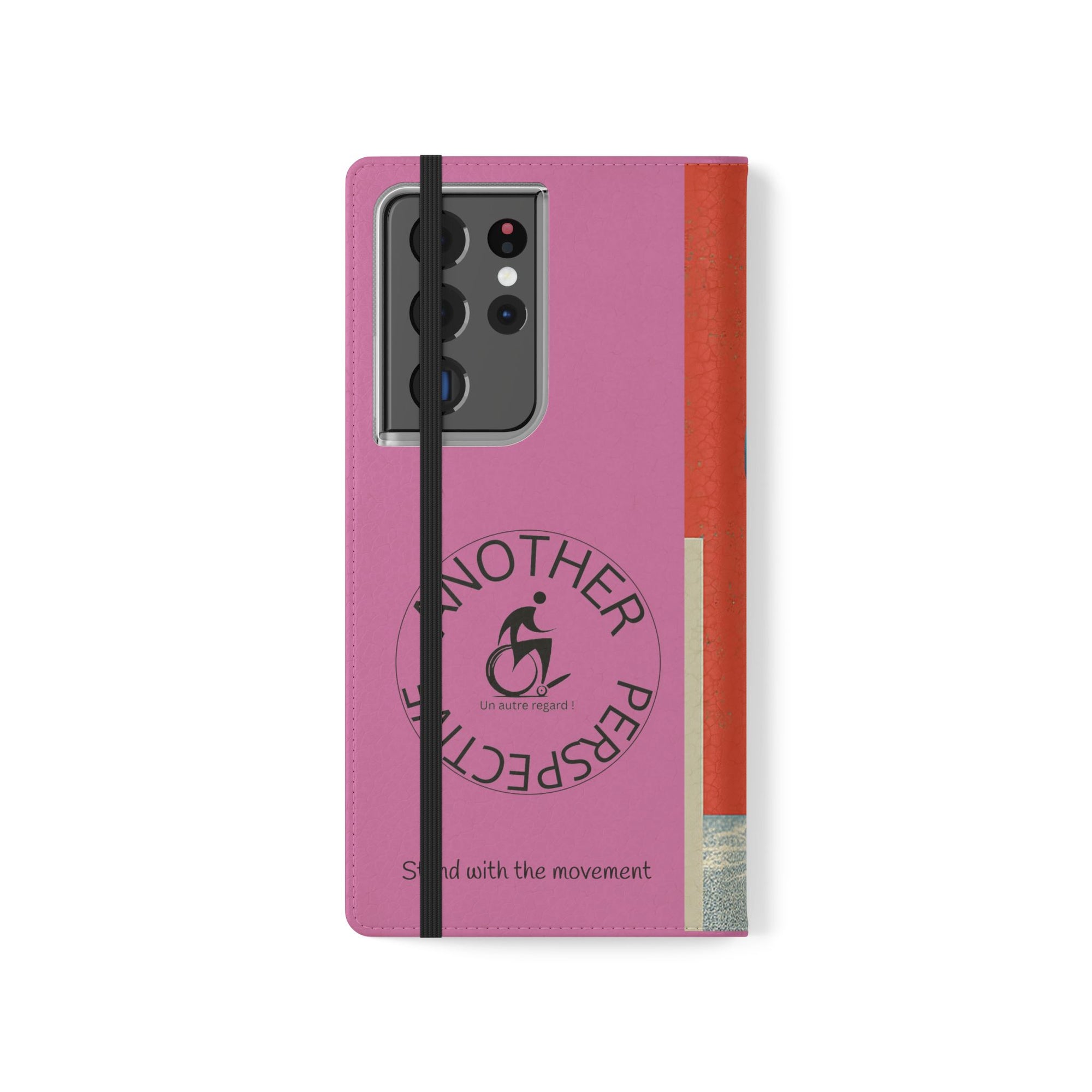 Empowering Flip Cases for Smartphones Course| Stand with the Movement, Stylish Phone Cover, Unique Gift, Inclusive Design, Support Accessibility
