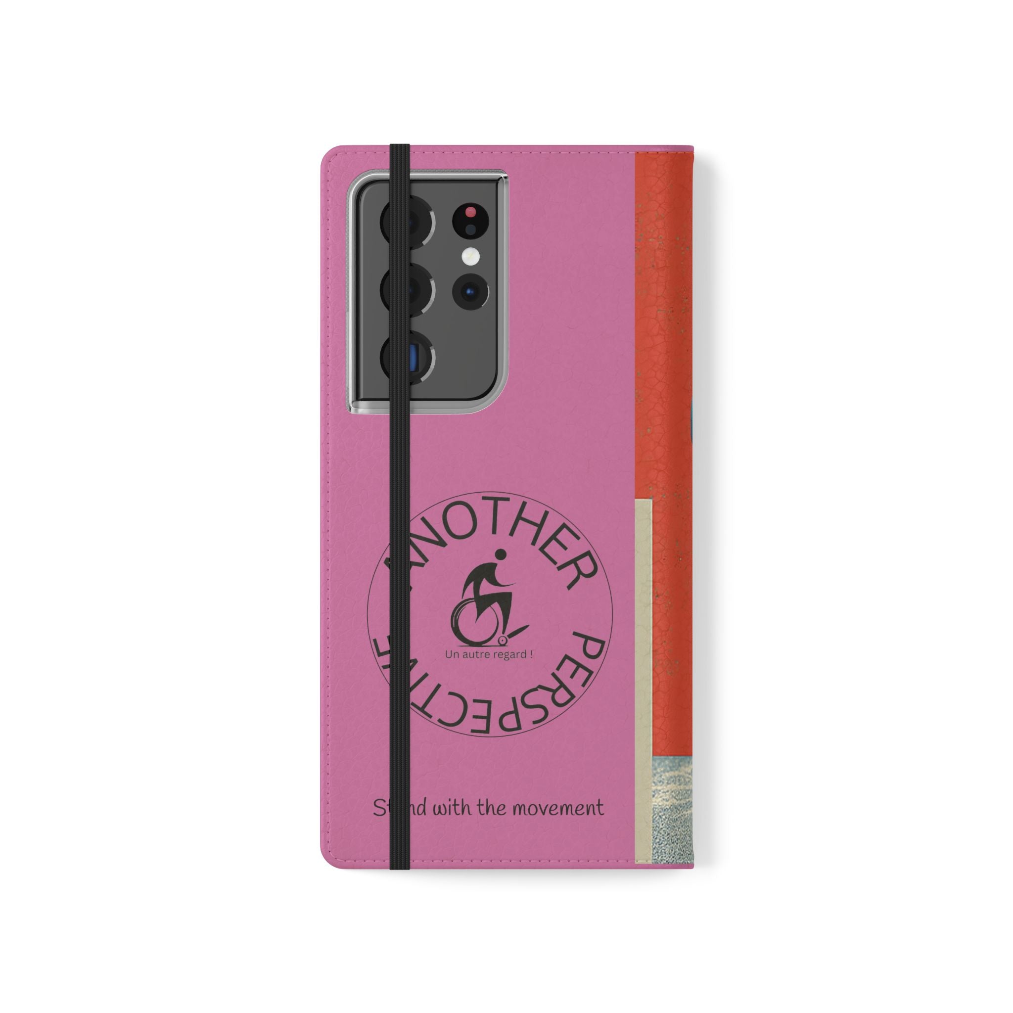 Empowering Flip Cases for Smartphones Course| Stand with the Movement, Stylish Phone Cover, Unique Gift, Inclusive Design, Support Accessibility