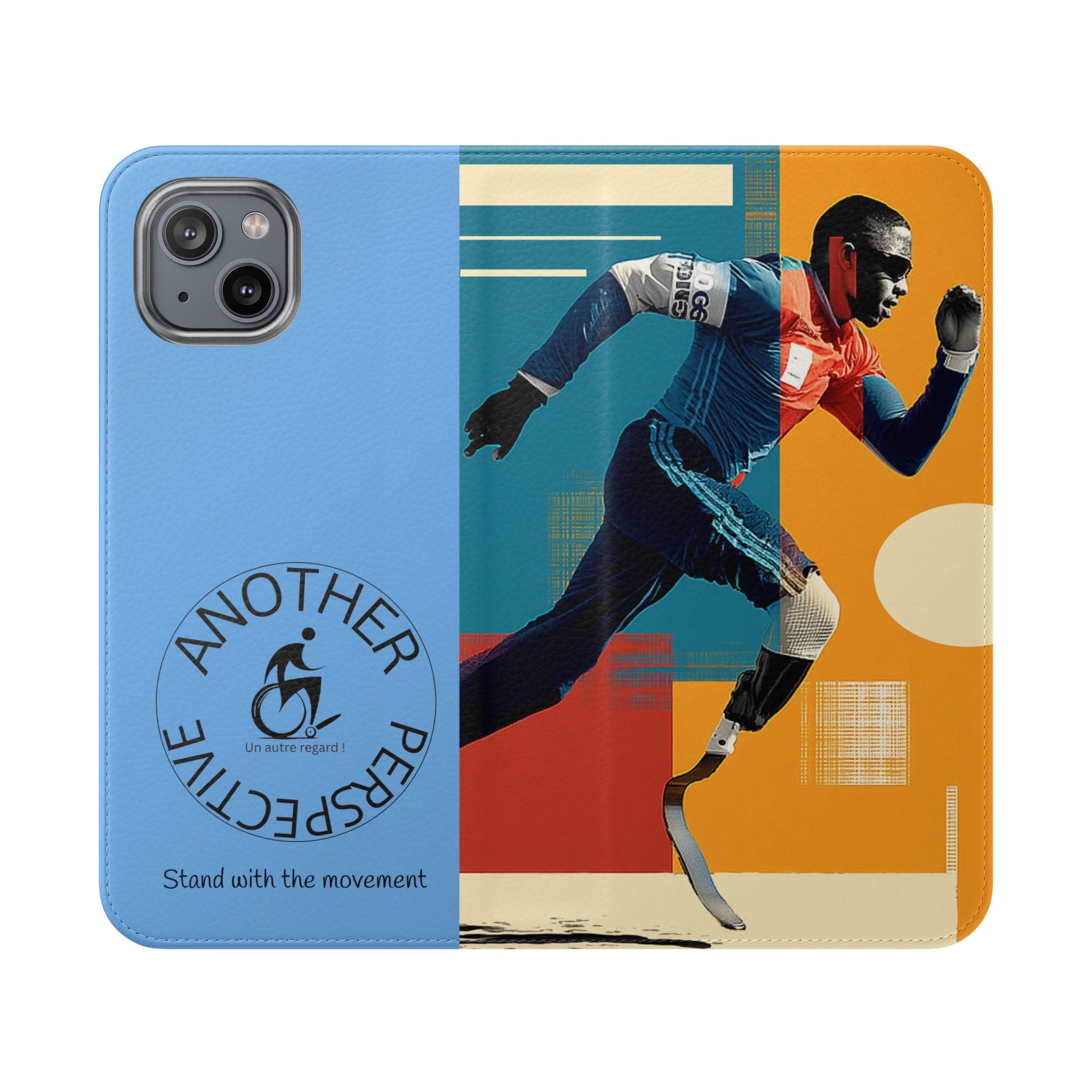 Sporty Flip Case for Athletes Course , Phone Wallet Cover, Stylish Mobile Case, Perfect Gift for Sports Fans, Functional Design