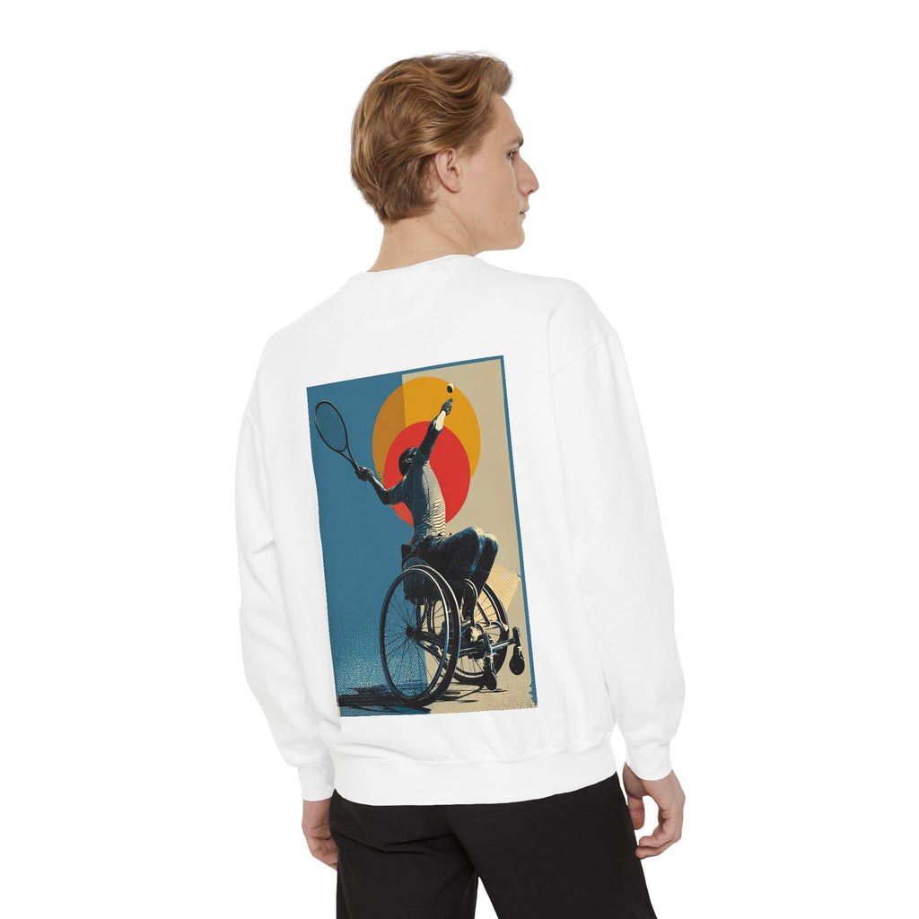 Inspirational Unisex Sweatshirt - Motivational Sports Tennis Design | Perfect for Coaches, Athletes, Gifts, Casual Wear, and Events
