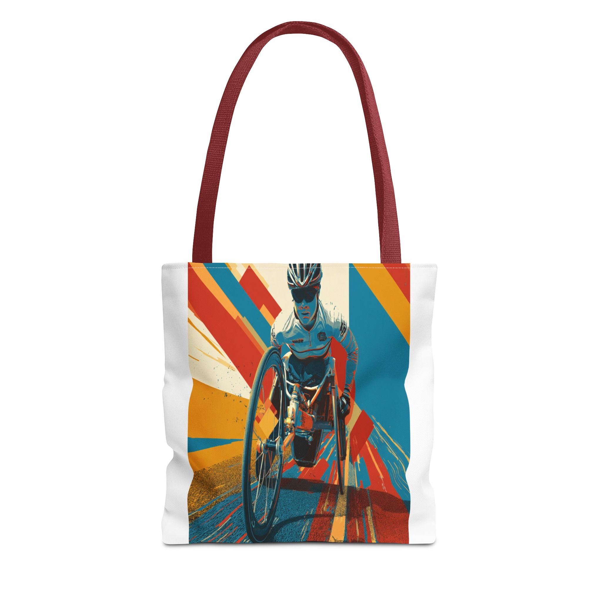 Inspirational Wheelchair Sports Tote Bag | Motivational Gym Bag, Everyday Use, Eco-Friendly Gift, Unique Sporty Design
