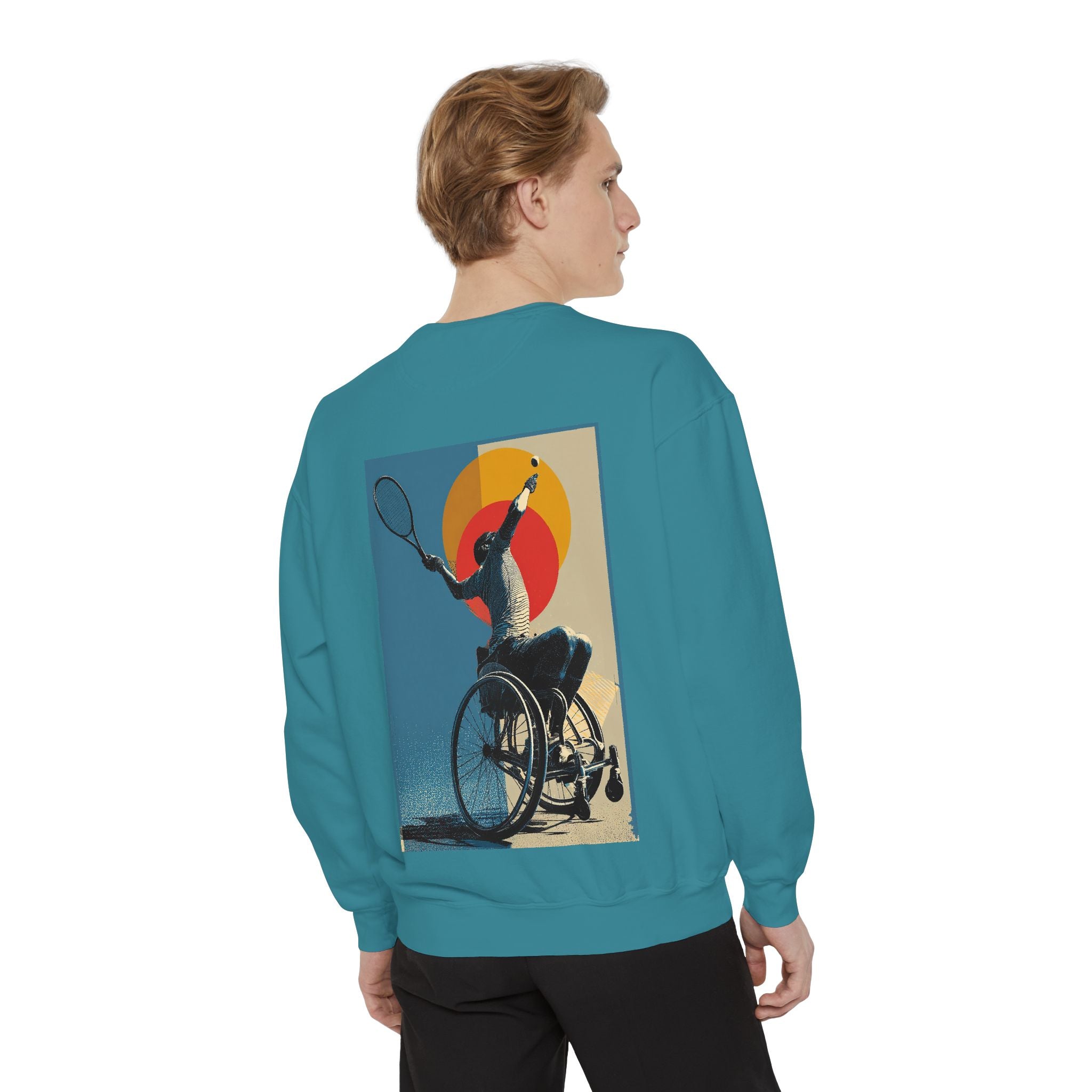 Inspirational Unisex Sweatshirt - Motivational Sports Tennis Design | Perfect for Coaches, Athletes, Gifts, Casual Wear, and Events