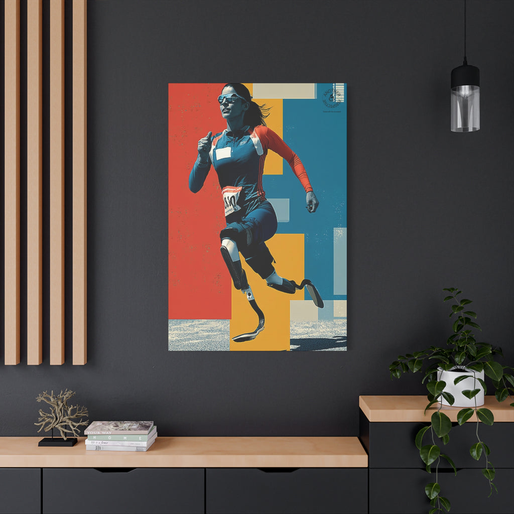 Empowering  Athlete Course Canvas Art, Inspirational Wall Decor, Motivational Home Decor, Unique Gift for Sports Enthusiasts, [...]