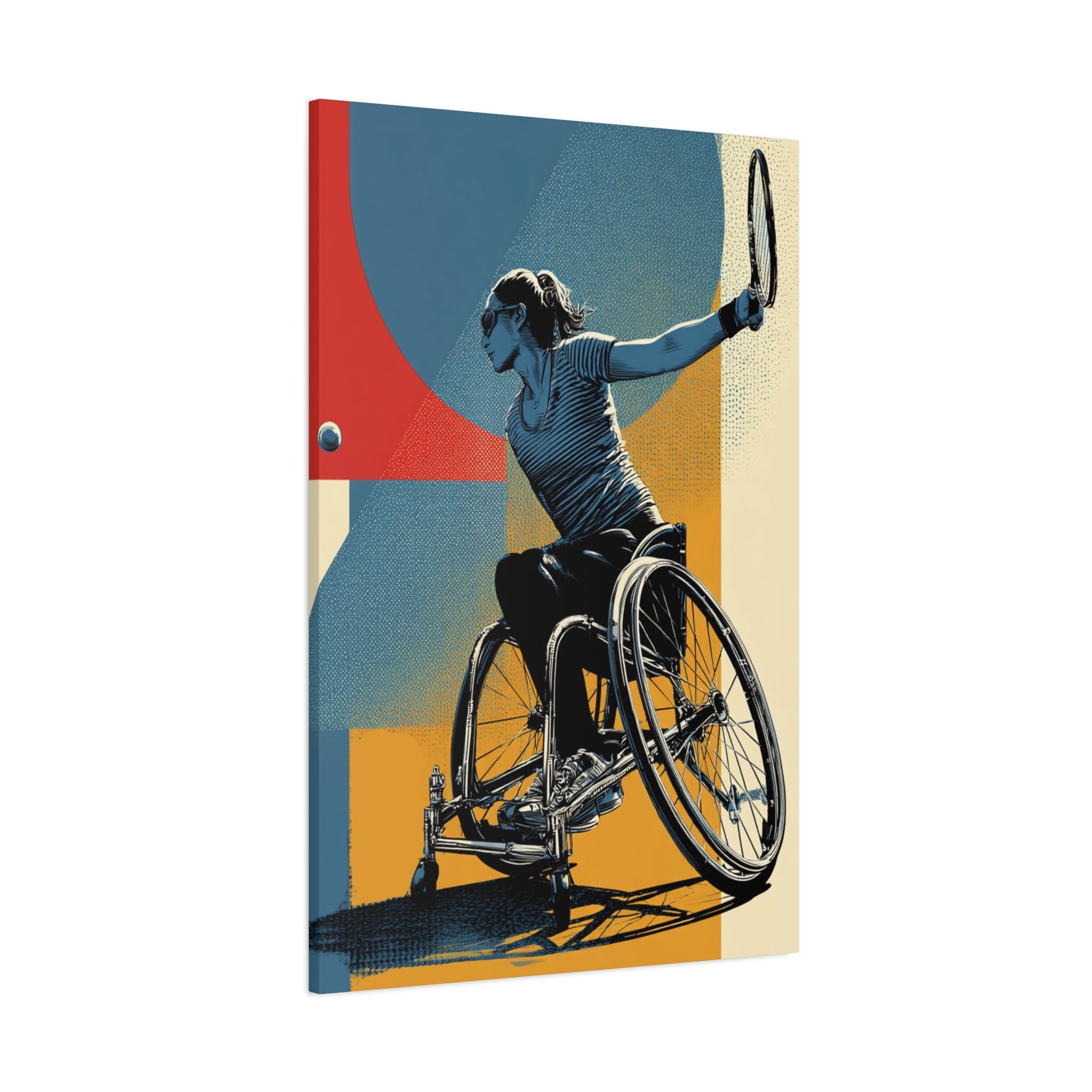 Empowering Wheelchair Tennis Canvas Art, Inspirational Wall Decor, Motivational Home Decor, Unique Gift for Sports Enthusiasts, [...]