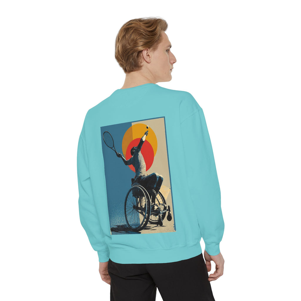 Inspirational Unisex Sweatshirt - Motivational Sports Tennis Design | Perfect for Coaches, Athletes, Gifts, Casual Wear, and Events