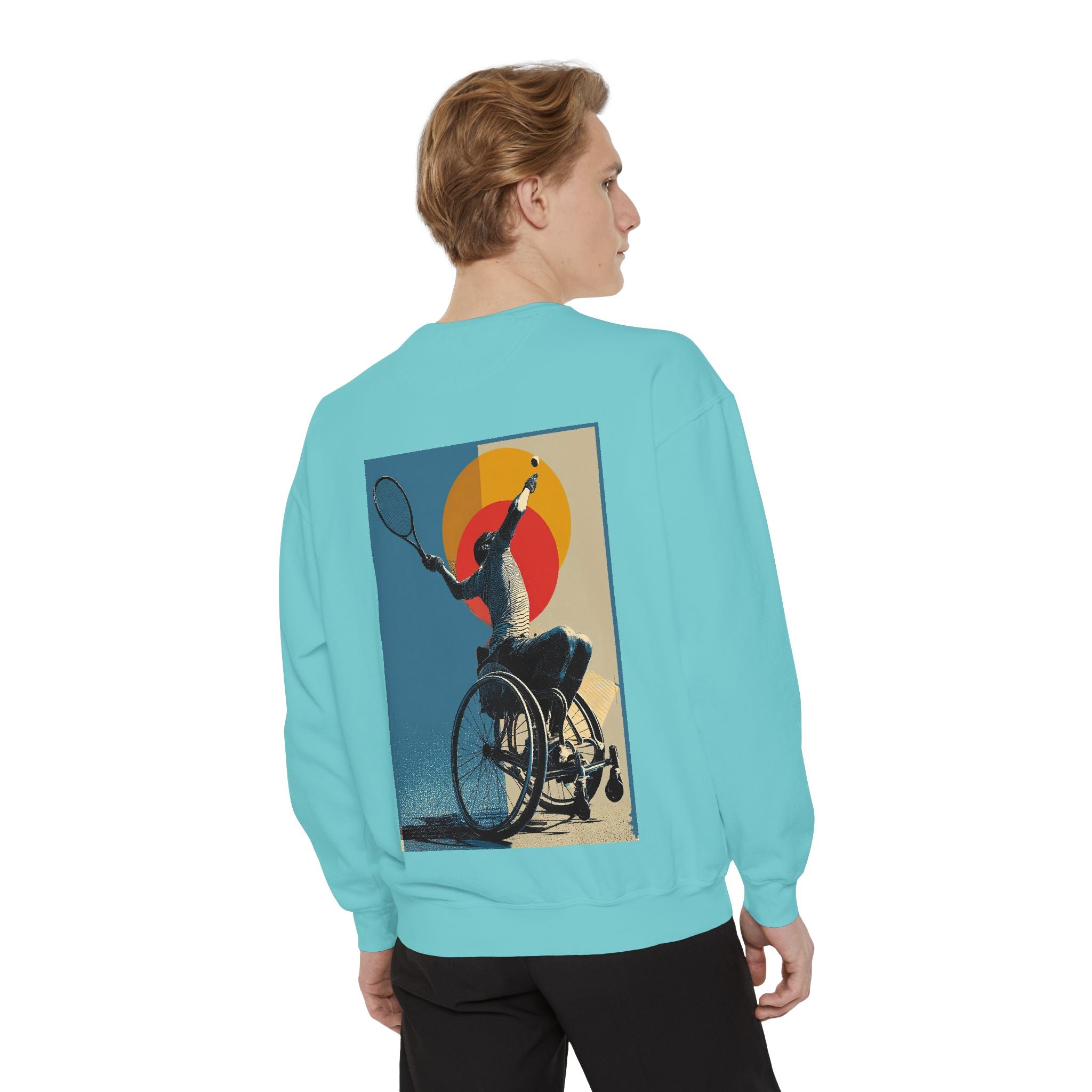Inspirational Unisex Sweatshirt - Motivational Sports Tennis Design | Perfect for Coaches, Athletes, Gifts, Casual Wear, and Events