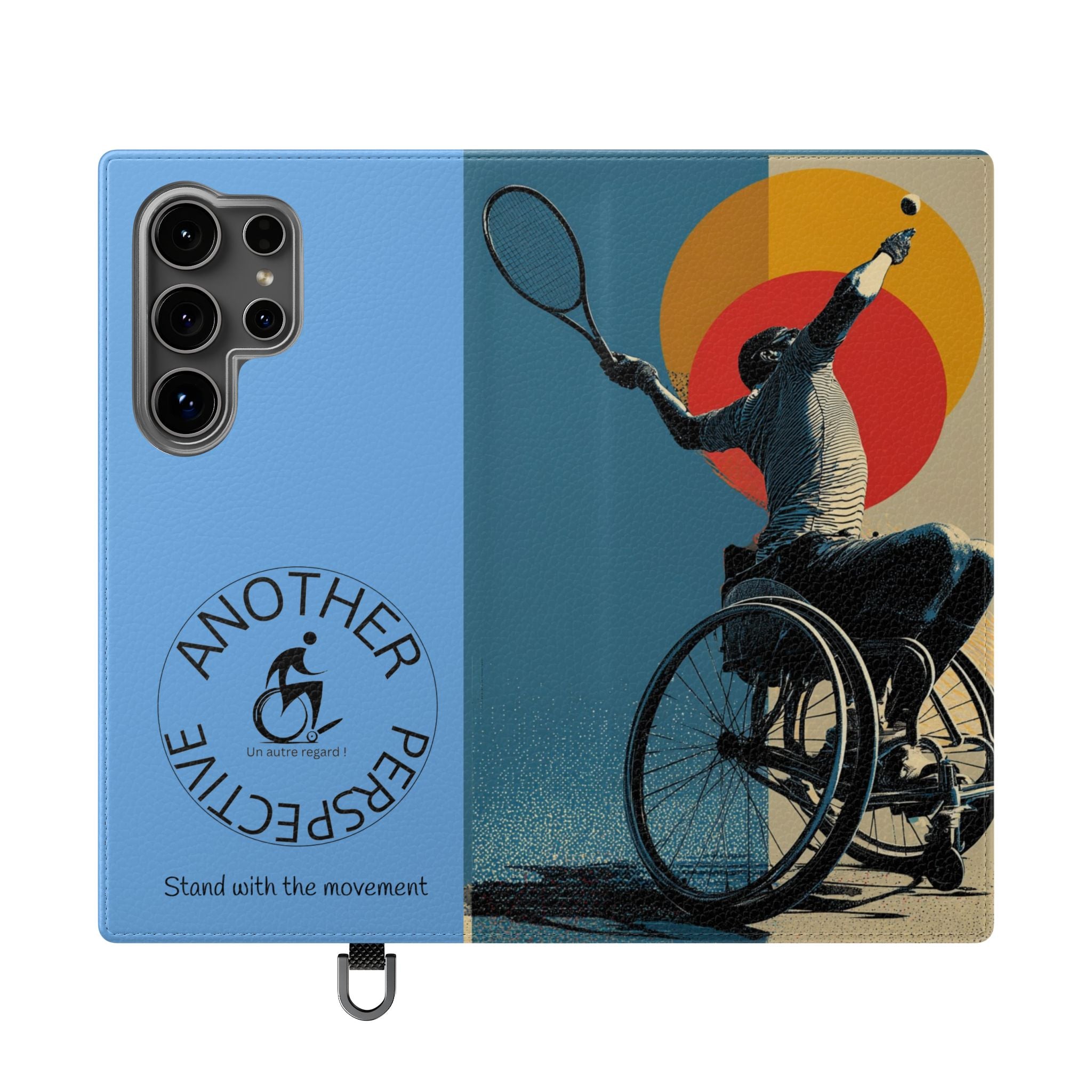 Sporty Flip Case for Athletes Tennis, Phone Wallet Cover, Stylish Mobile Case, Perfect Gift for Sports Fans, Functional Design