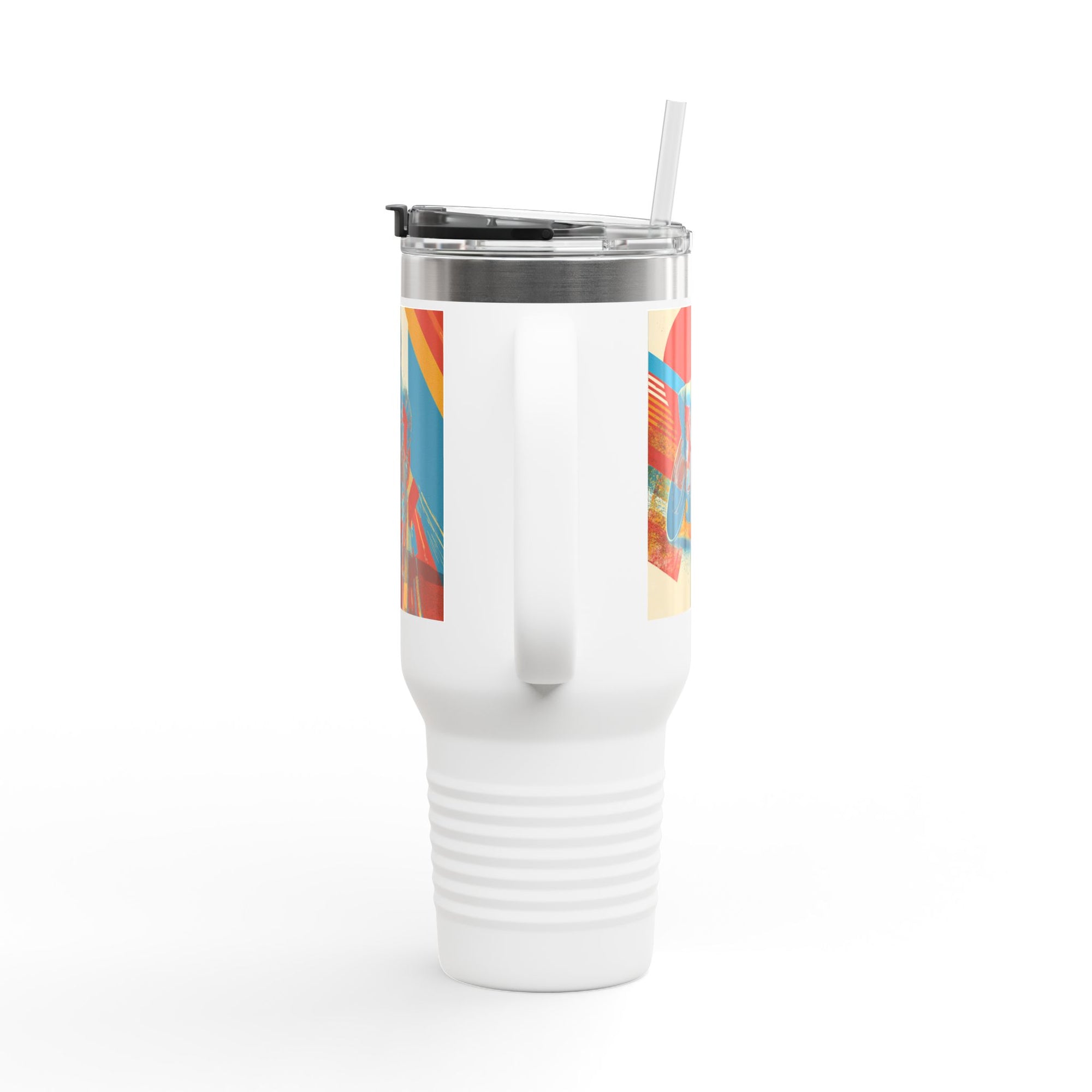 Vibrant Insulated Travel Mug, 40oz | Stylish Drinkware for Outdoor Adventures, Sports, Travel, Gifts