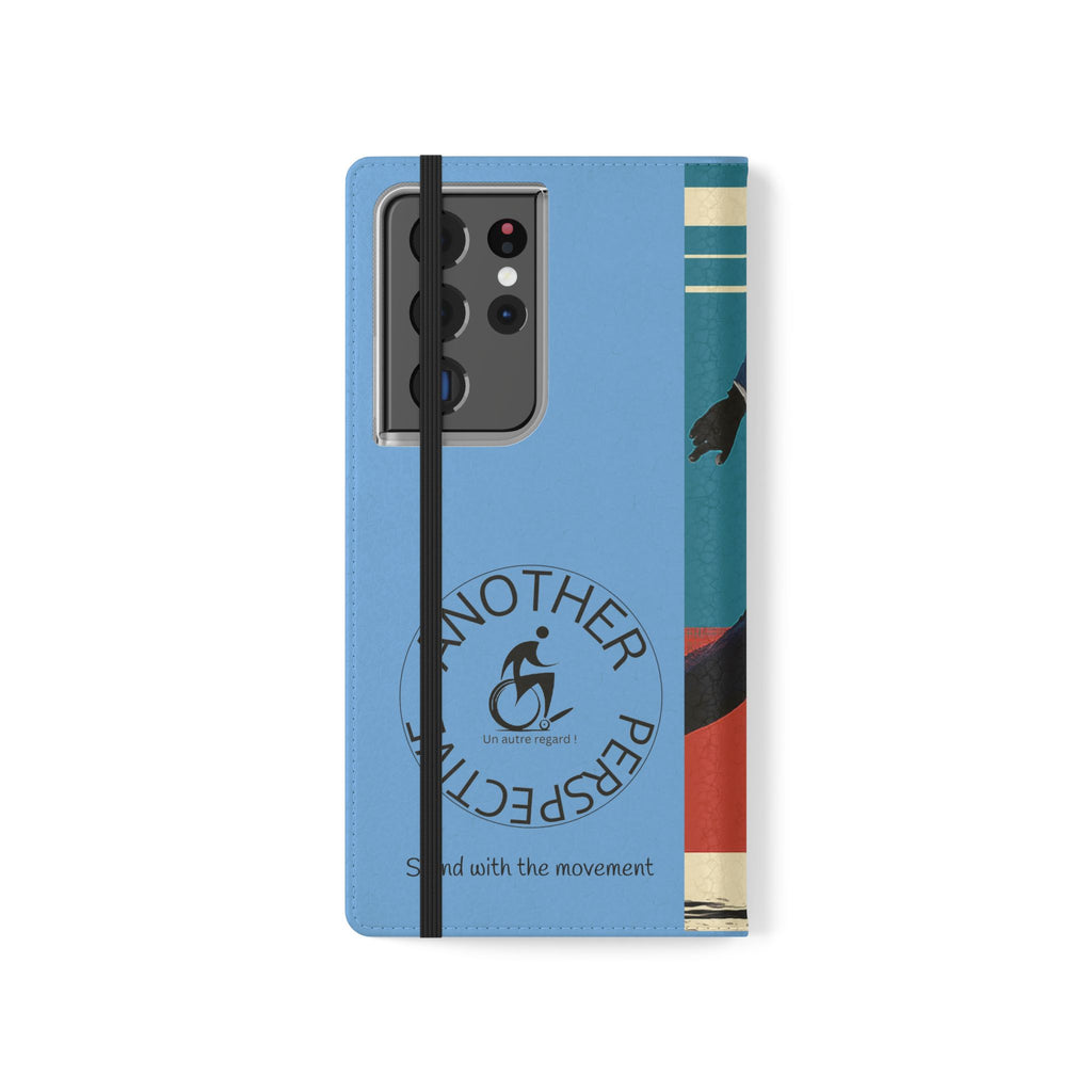Sporty Flip Case for Athletes Course , Phone Wallet Cover, Stylish Mobile Case, Perfect Gift for Sports Fans, Functional Design