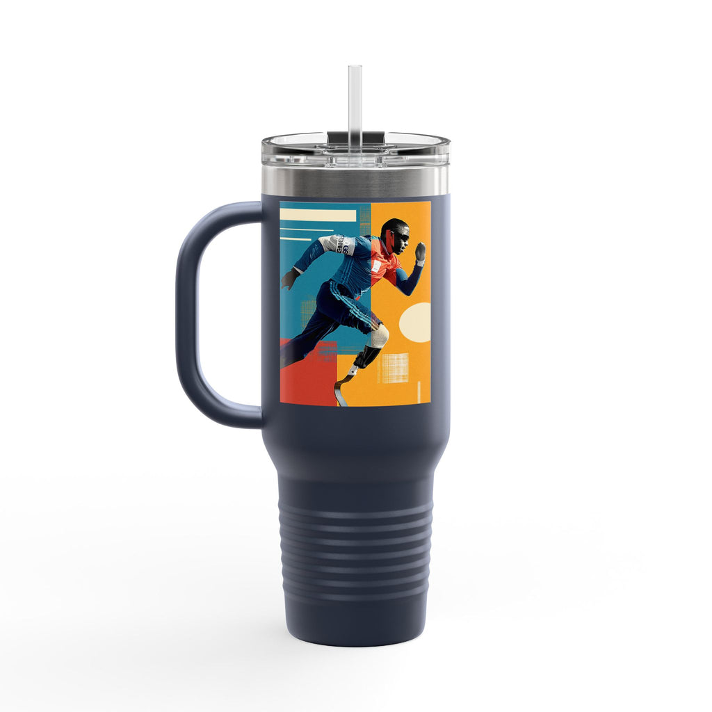 Vibrant Insulated Travel Mug, 40oz | Stylish Drinkware for Outdoor Adventures, Sports, Travel, Gifts