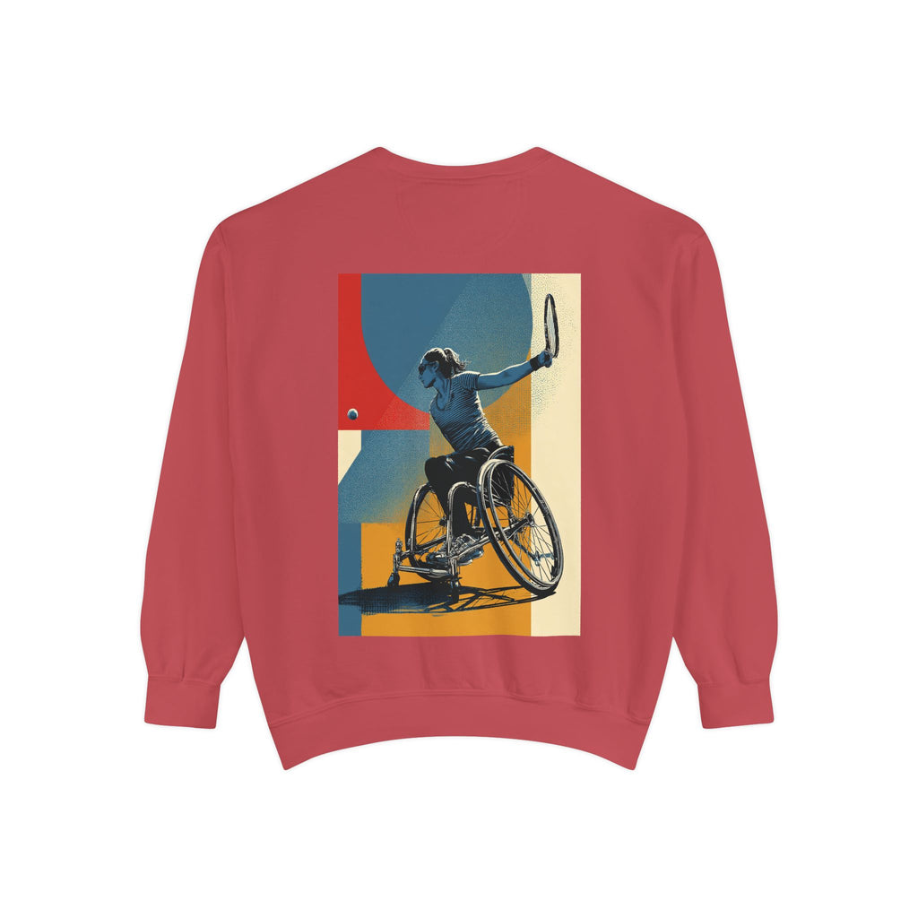 Inspirational Unisex Sweatshirt - Motivational Sports Tennis Design | Perfect for Coaches, Athletes, Gifts, Casual Wear, and Events