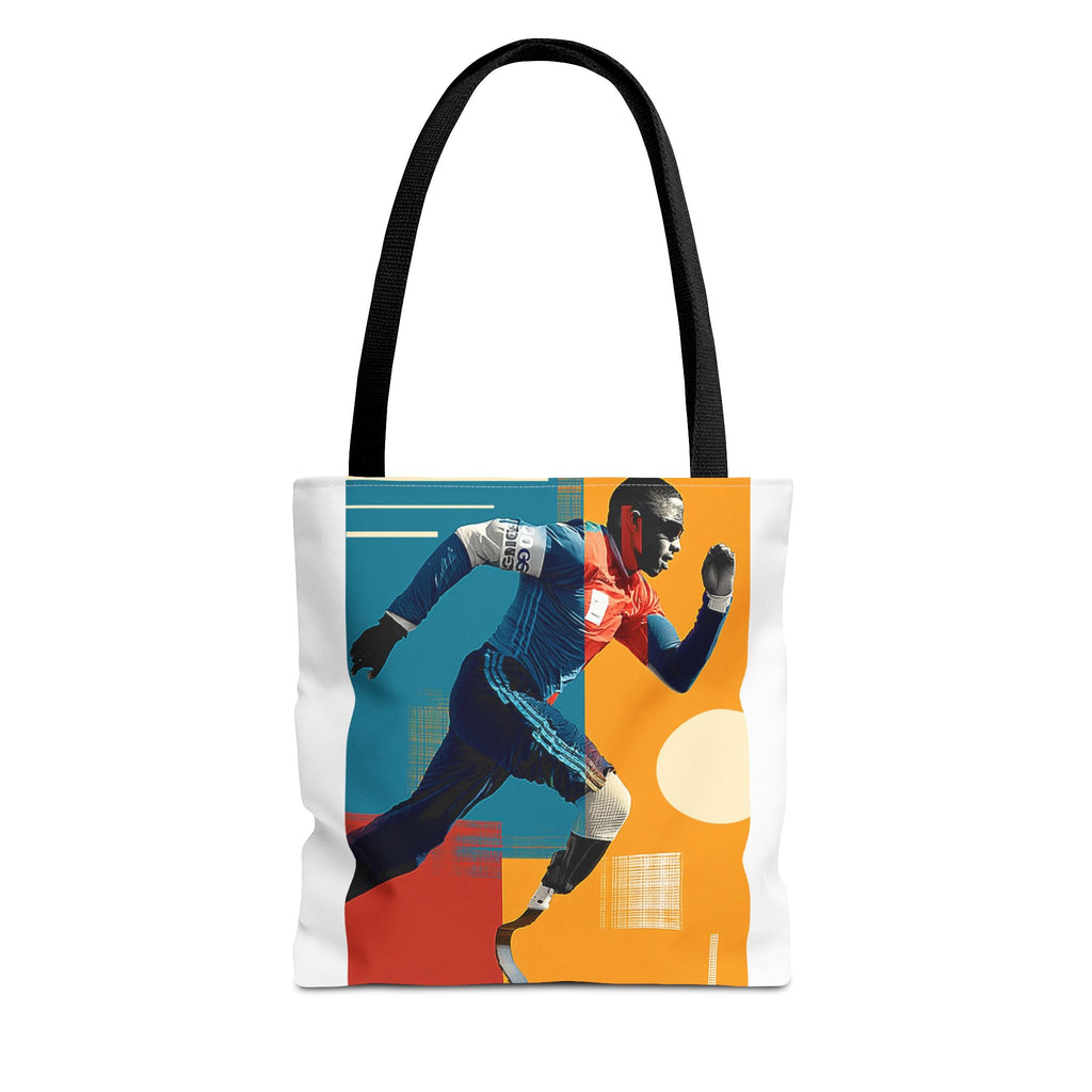 Inspirational Course Sports Tote Bag | Motivational Gym Bag, Everyday Use, Eco-Friendly Gift, Unique Sporty Design
