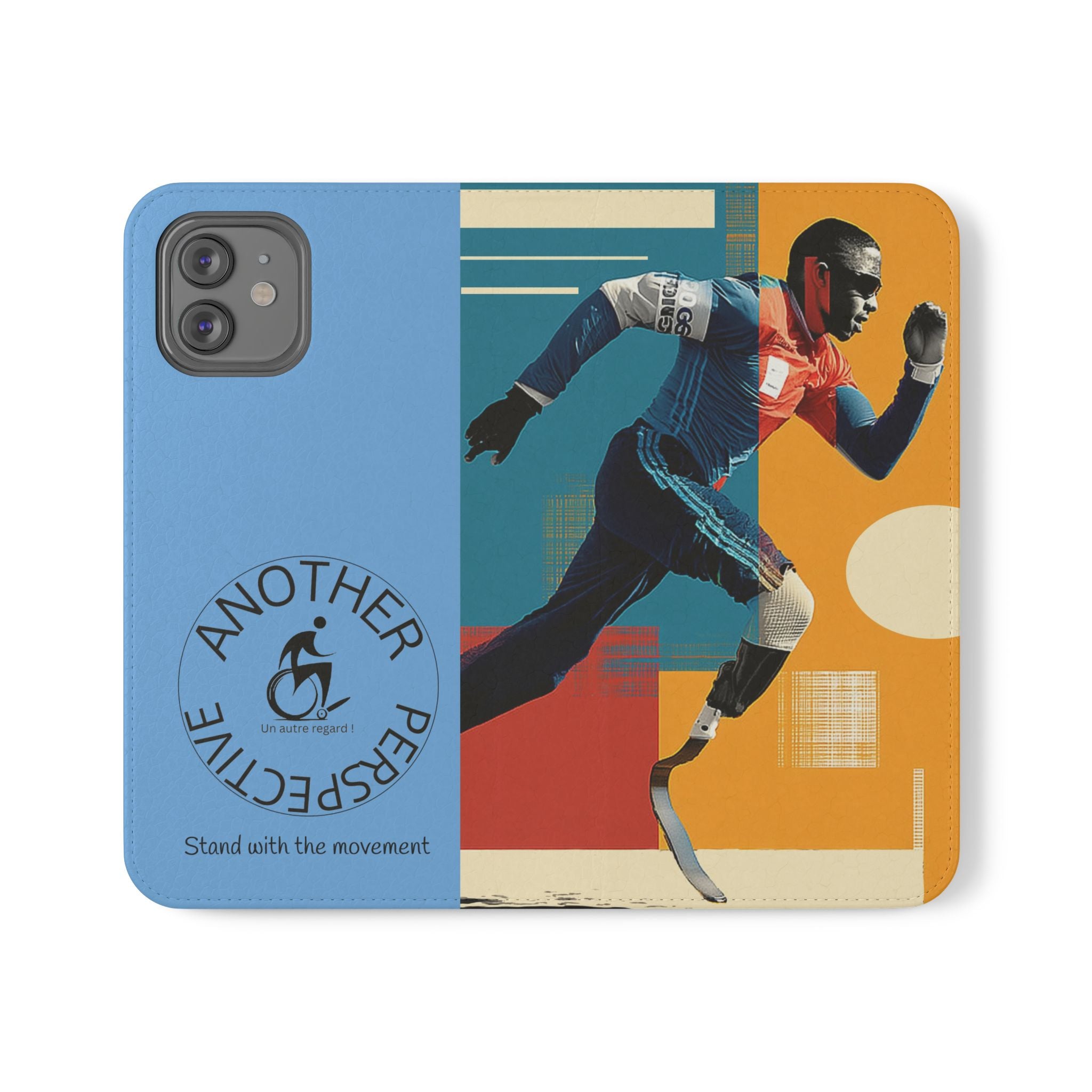 Sporty Flip Case for Athletes Course , Phone Wallet Cover, Stylish Mobile Case, Perfect Gift for Sports Fans, Functional Design