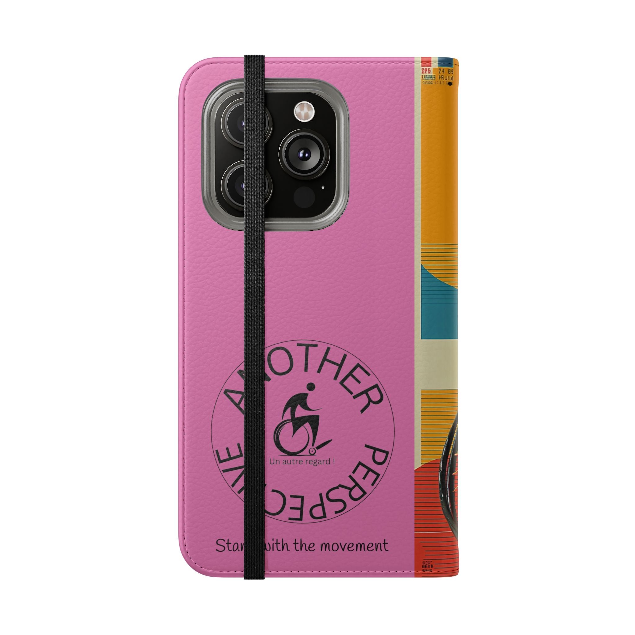 Sporty Flip Case for Wheelchair Basket Athletes, Phone Cover, Active Lifestyle Accessory, Gift for Sports Lovers, Personalized Case