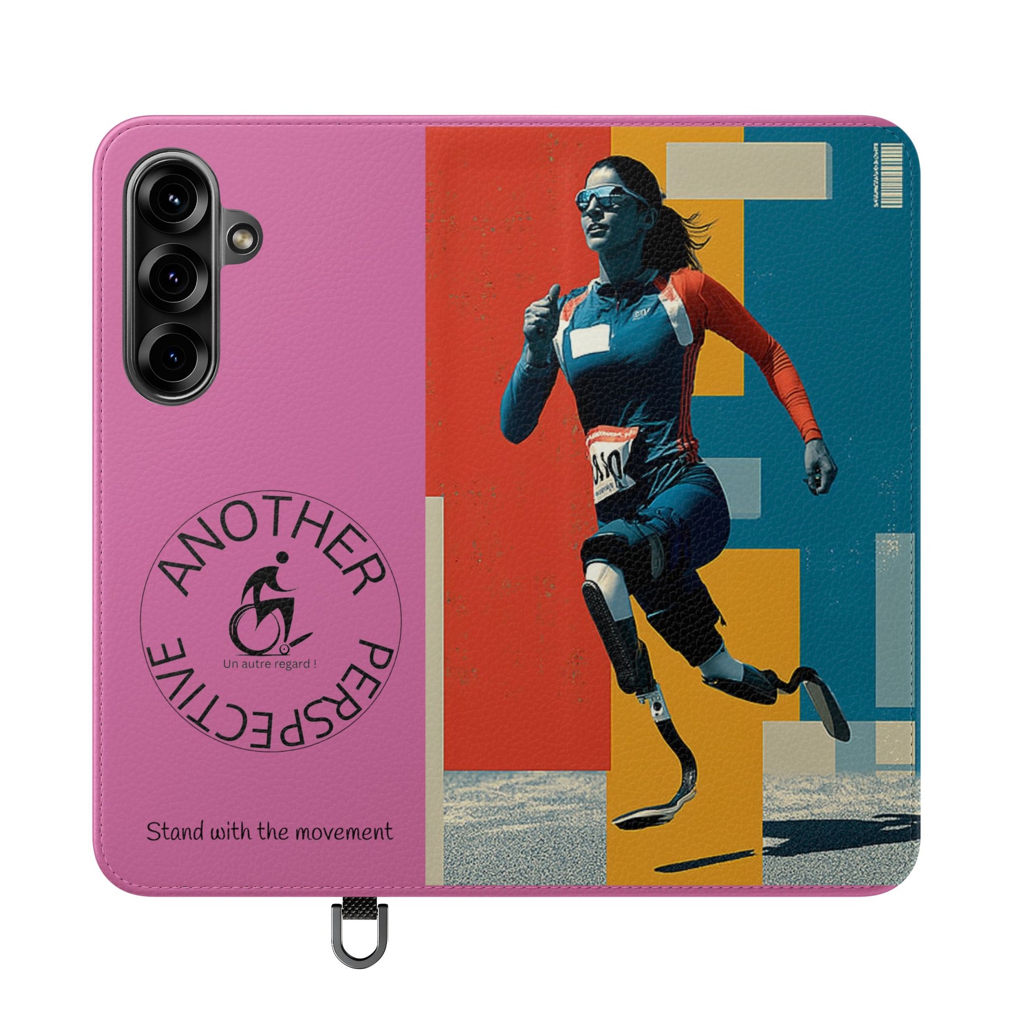 Empowering Flip Cases for Smartphones Course| Stand with the Movement, Stylish Phone Cover, Unique Gift, Inclusive Design, Support Accessibility
