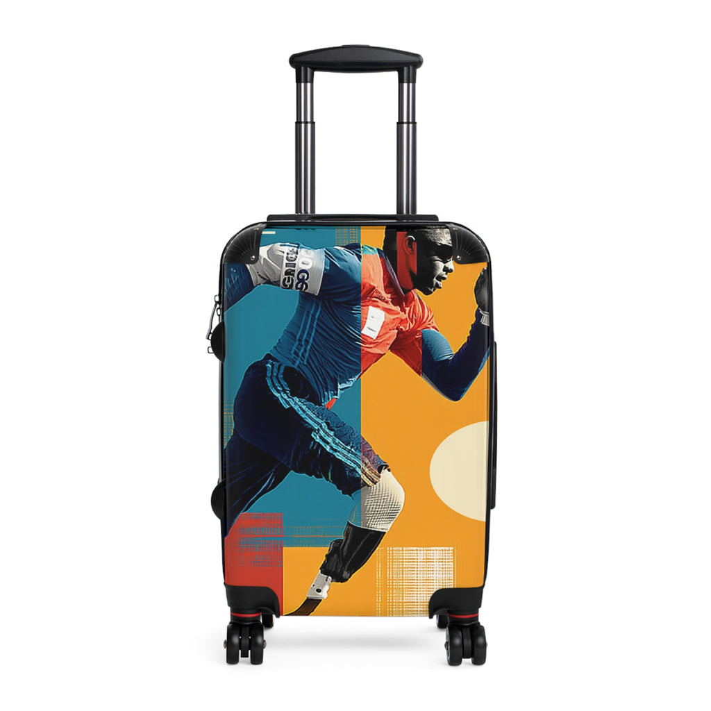 Athlete Runner Suitcase - Travel Gear for Adaptive Sports, Unique Luggage, Inspirational Gift, Mobility Travel, Adventure Bag