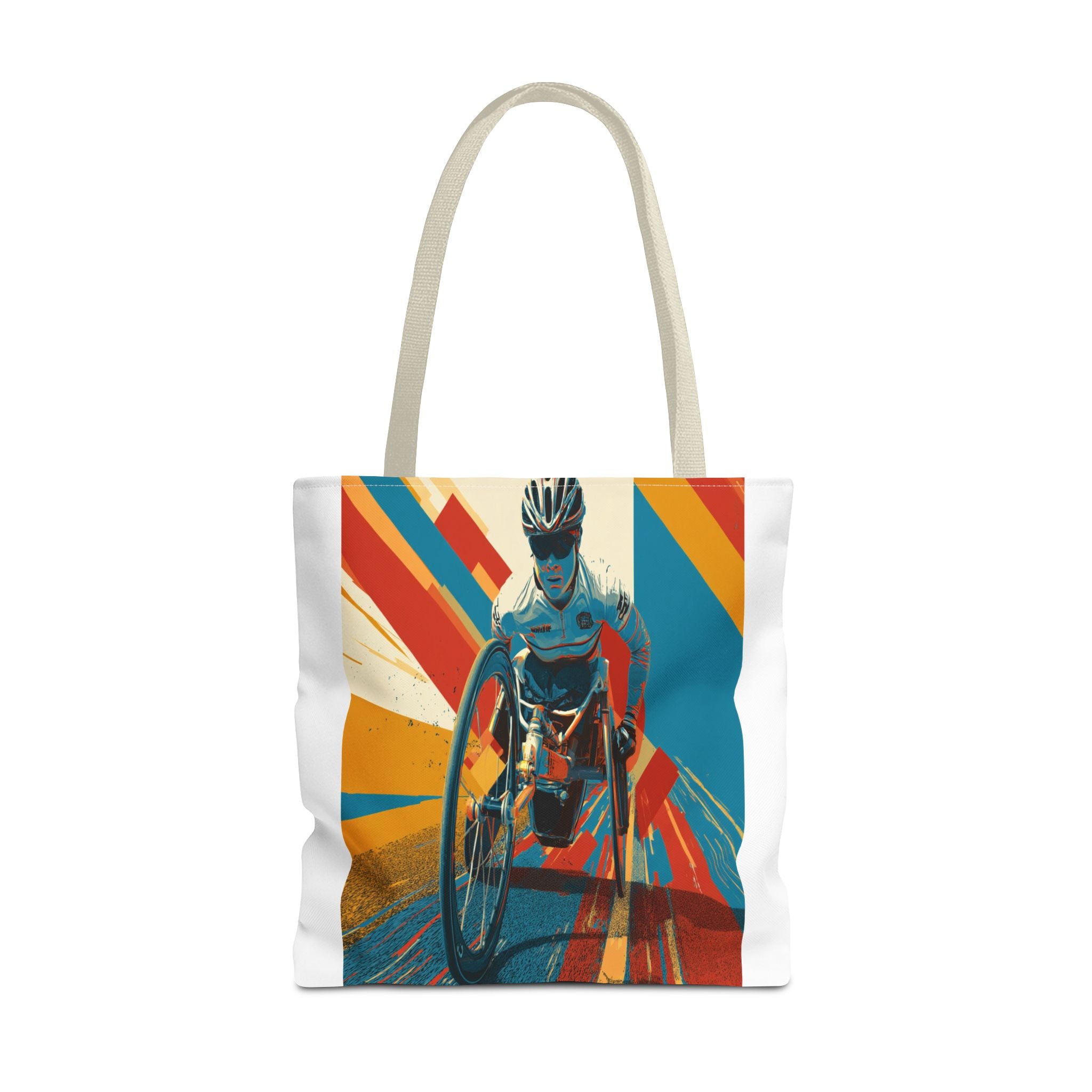 Inspirational Wheelchair Sports Tote Bag | Motivational Gym Bag, Everyday Use, Eco-Friendly Gift, Unique Sporty Design