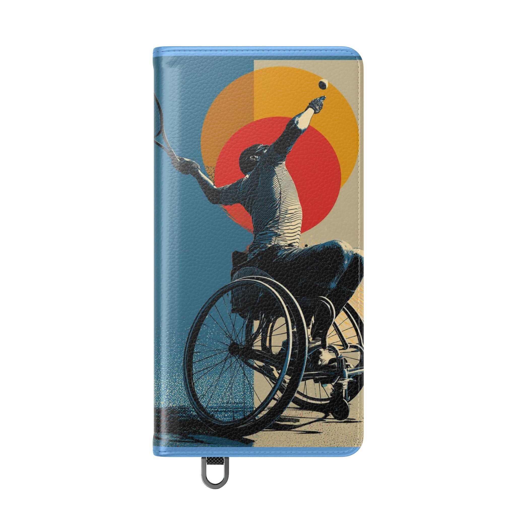 Sporty Flip Case for Athletes Tennis, Phone Wallet Cover, Stylish Mobile Case, Perfect Gift for Sports Fans, Functional Design