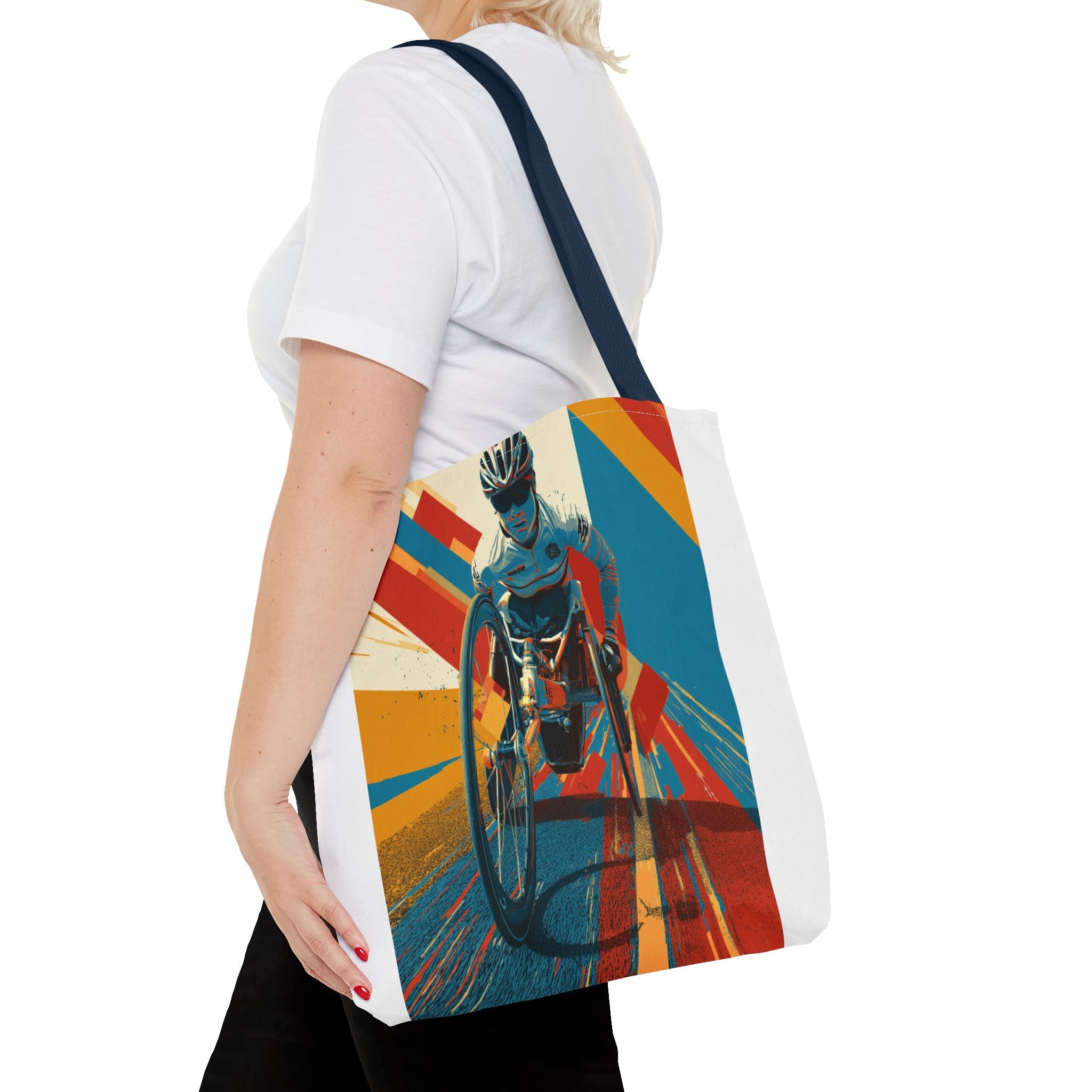 Inspirational Wheelchair Sports Tote Bag | Motivational Gym Bag, Everyday Use, Eco-Friendly Gift, Unique Sporty Design