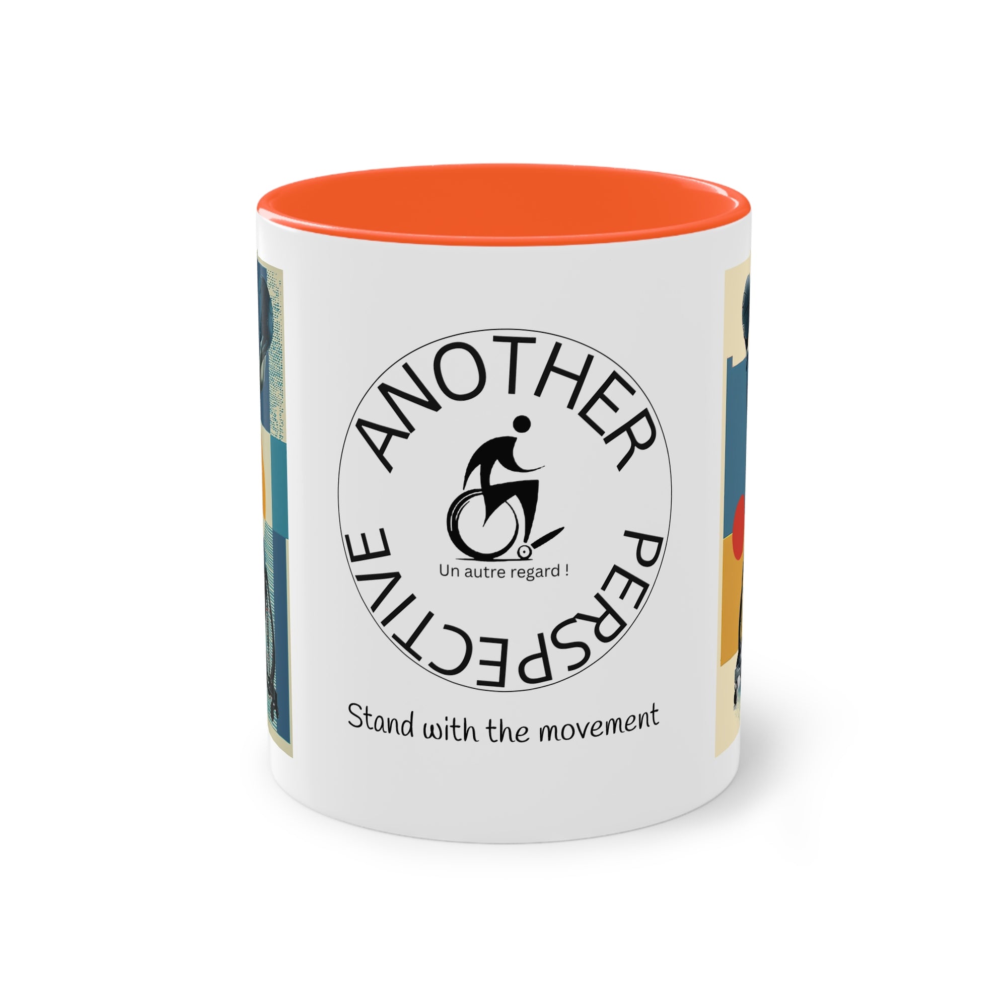 Dynamic Two-Tone Coffee Mug Basket,  Ideal Gift for Athletes, Motivational Morning Caffeine Boost, Sports Lover Cup