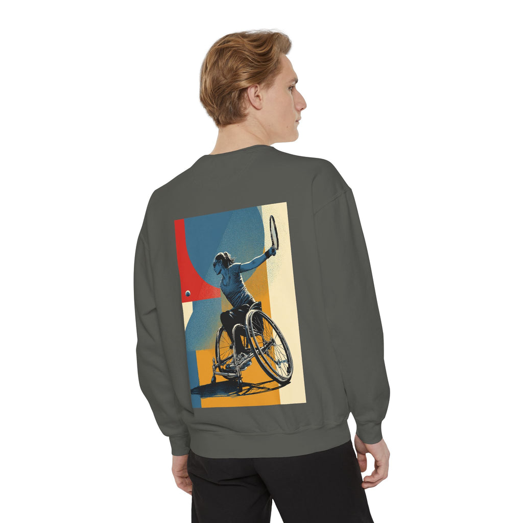 Inspirational Unisex Sweatshirt - Motivational Sports Tennis Design | Perfect for Coaches, Athletes, Gifts, Casual Wear, and Events