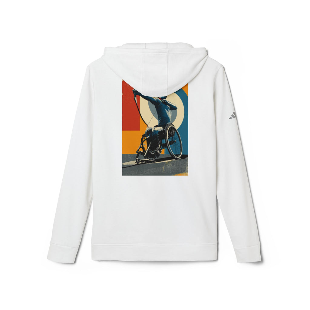 Adaptive Archery Sports Hoodie - Unisex Fleece with Vibrant Design, Ideal for Athletes, Casual Wear, Gifts, Active Lifestyle