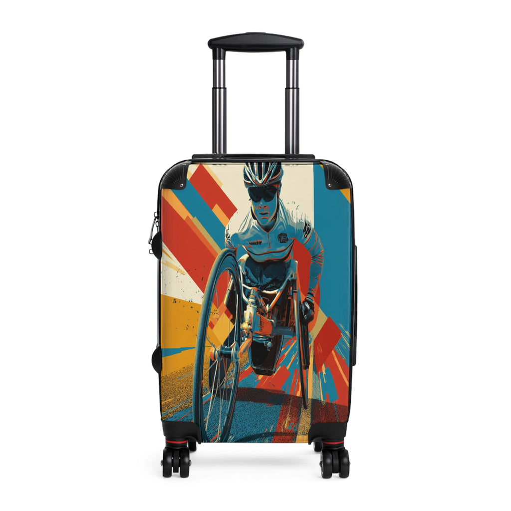 Wheelchair Athlete Suitcase - Travel Gear for Adaptive Sports, Unique Luggage, Inspirational Gift, Mobility Travel, Adventure Bag