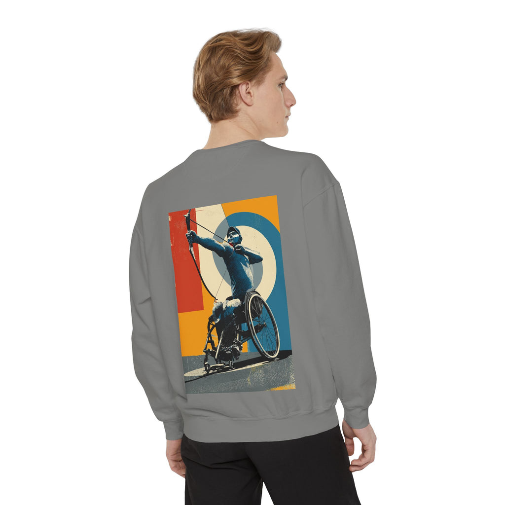 Inspirational Unisex Sweatshirt - Motivational Sports Archery Design | Perfect for Coaches, Athletes, Gifts, Casual Wear, and Events