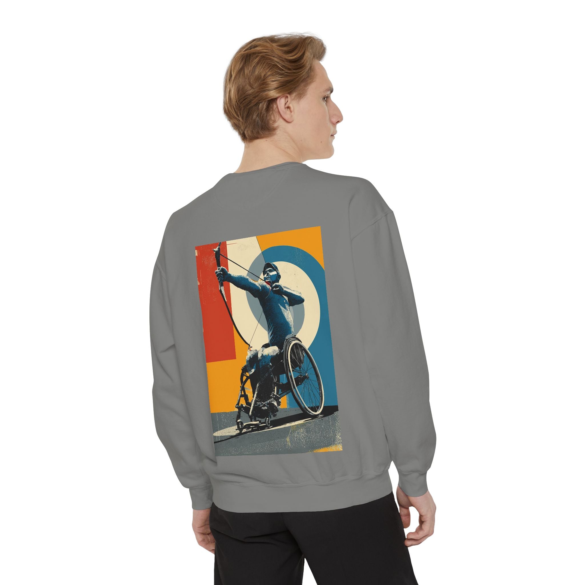 Inspirational Unisex Sweatshirt - Motivational Sports Archery Design | Perfect for Coaches, Athletes, Gifts, Casual Wear, and Events