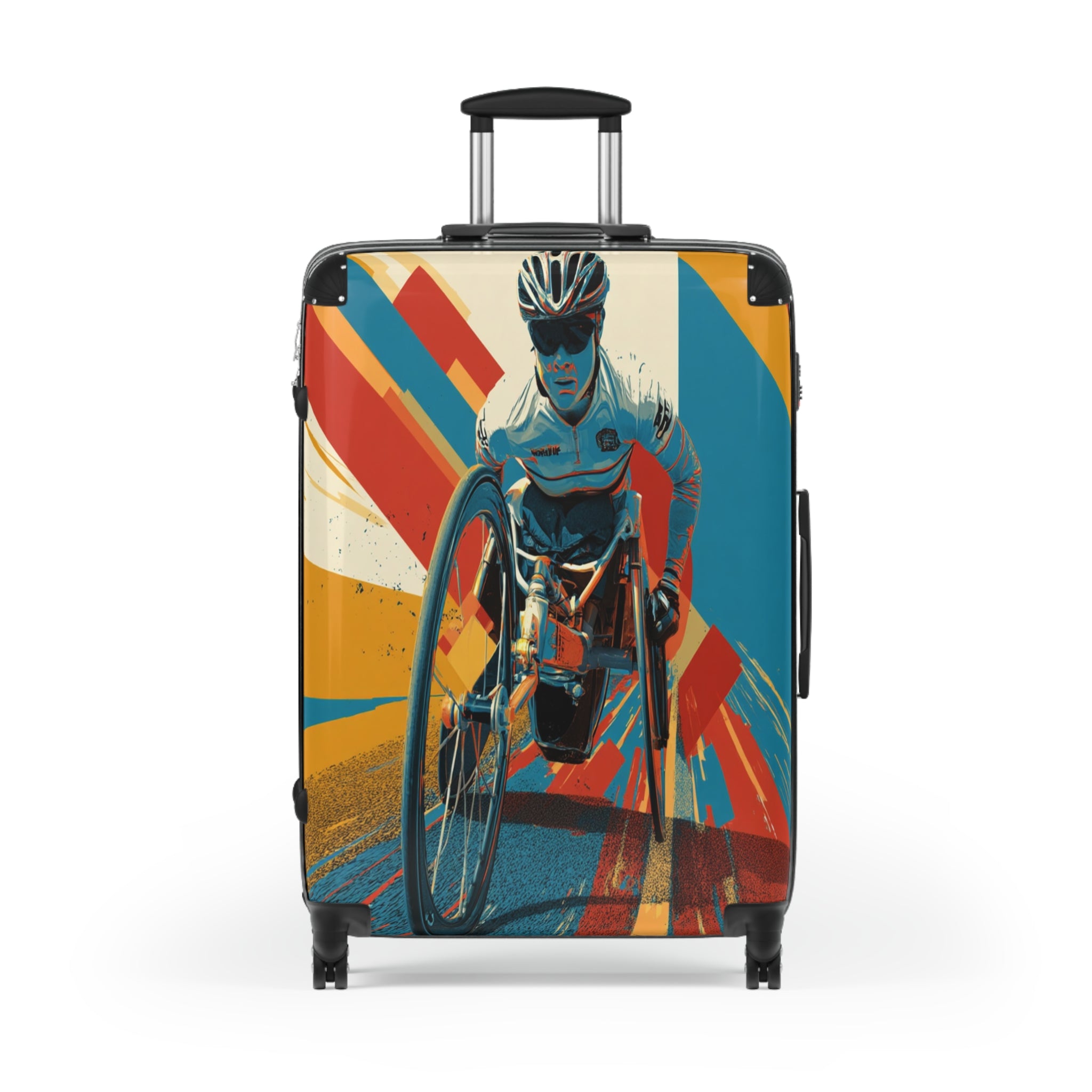 Wheelchair Athlete Suitcase - Travel Gear for Adaptive Sports, Unique Luggage, Inspirational Gift, Mobility Travel, Adventure Bag