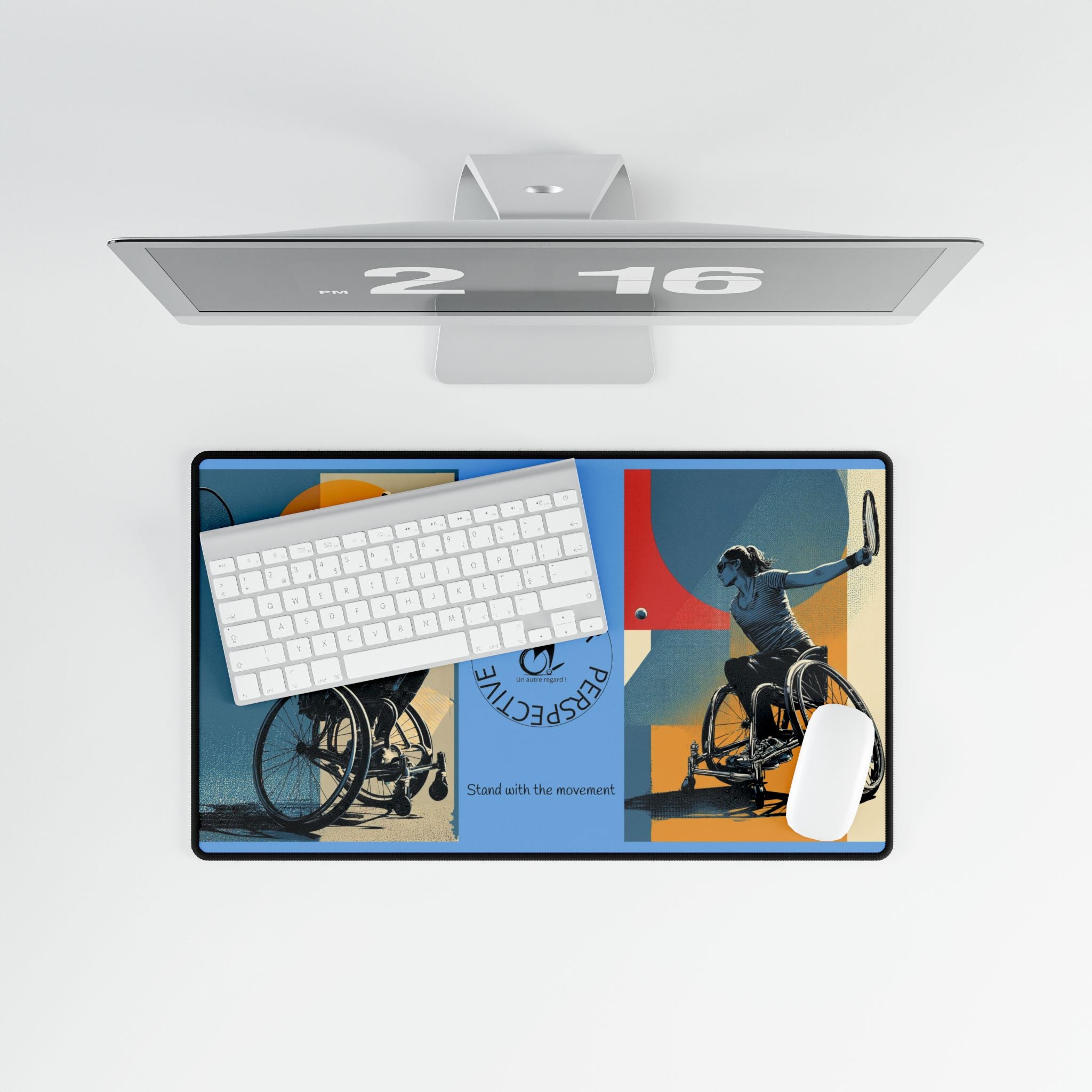 Adaptive Tennis Sports Desk Mat - Another Perspective | Motivational Workspace Décor, Office Gift, Inspirational Desk Pad, Home Office Decor, [...]