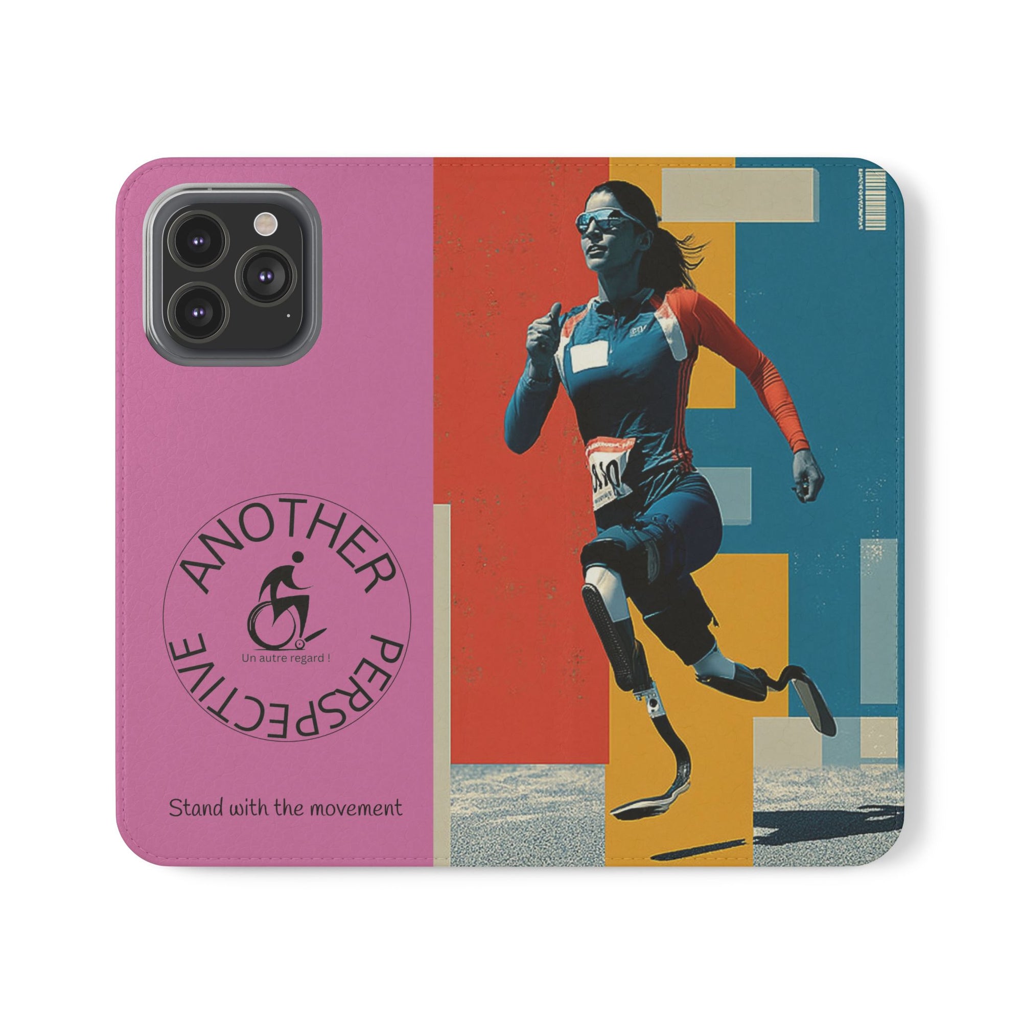 Empowering Flip Cases for Smartphones Course| Stand with the Movement, Stylish Phone Cover, Unique Gift, Inclusive Design, Support Accessibility