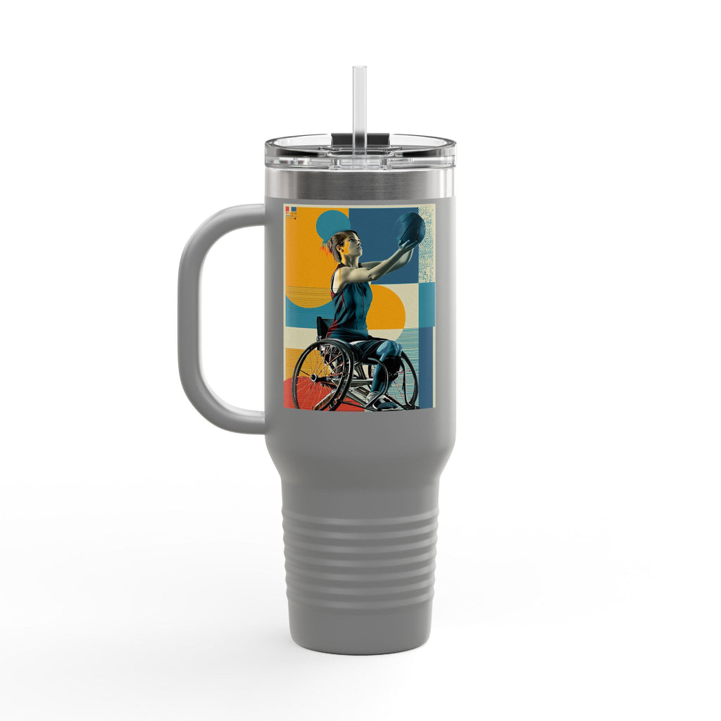 Vibrant Insulated Travel Mug, 40oz | Stylish Drinkware for Outdoor Adventures, Sports, Travel, Gifts