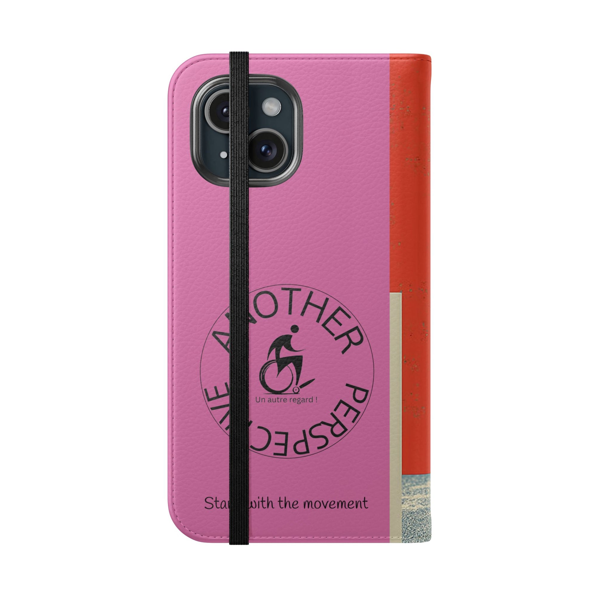 Empowering Flip Cases for Smartphones Course| Stand with the Movement, Stylish Phone Cover, Unique Gift, Inclusive Design, Support Accessibility