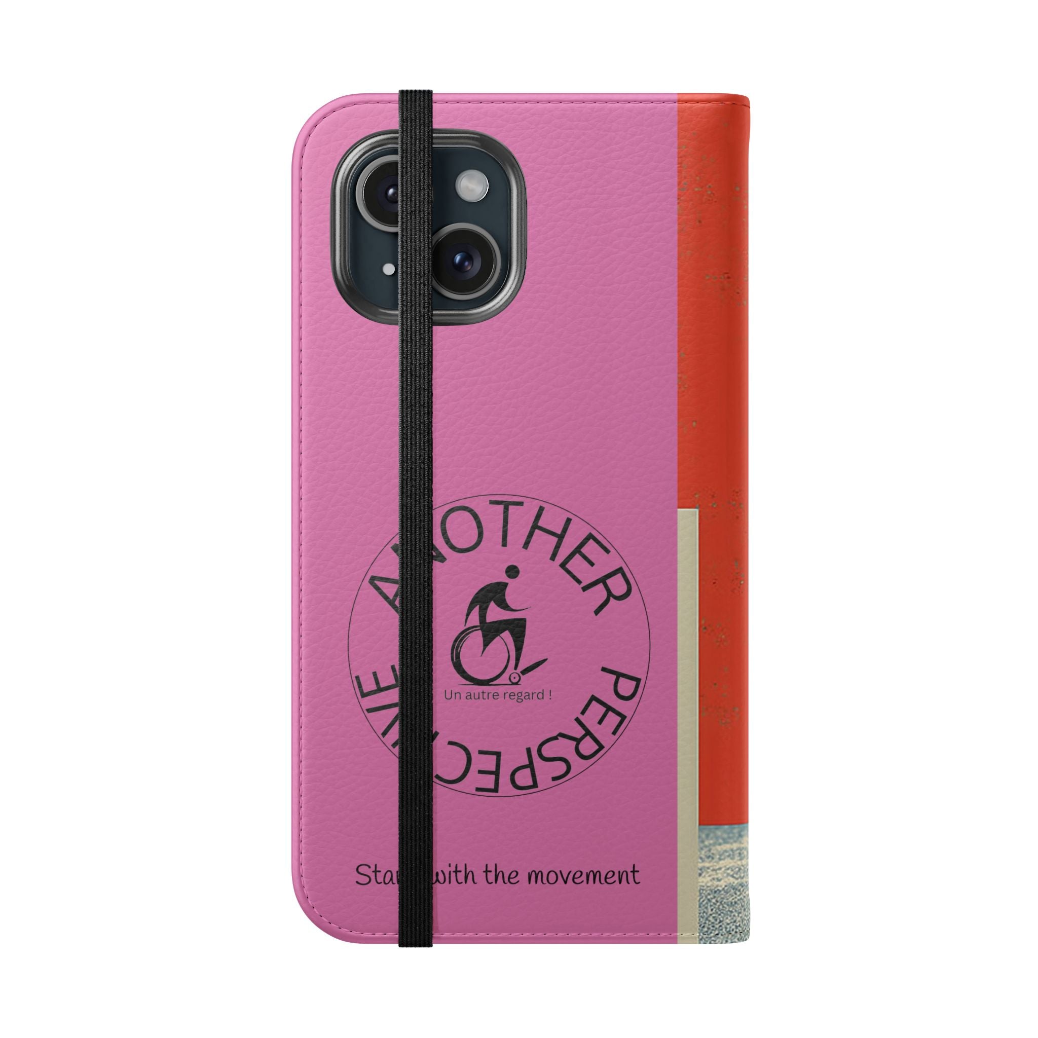 Empowering Flip Cases for Smartphones Course| Stand with the Movement, Stylish Phone Cover, Unique Gift, Inclusive Design, Support Accessibility