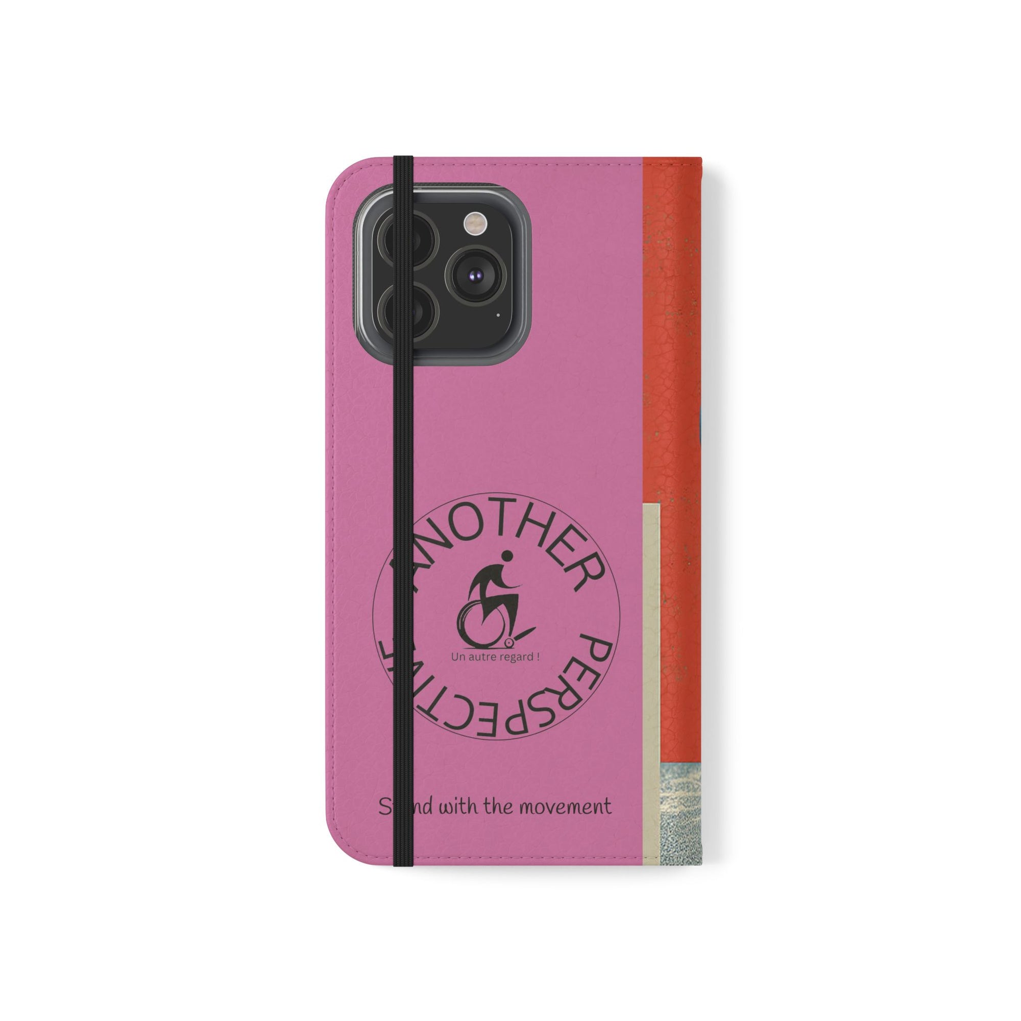Empowering Flip Cases for Smartphones Course| Stand with the Movement, Stylish Phone Cover, Unique Gift, Inclusive Design, Support Accessibility